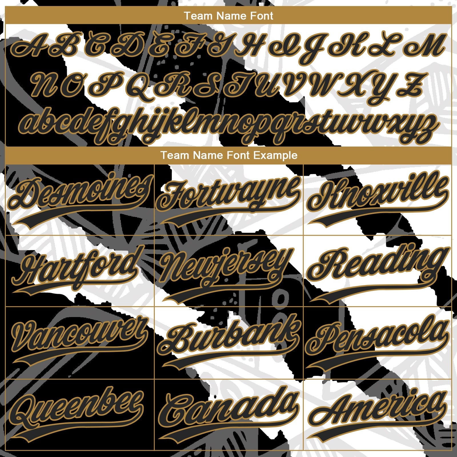 Custom Graffiti Pattern Black-Old Gold 3D Two-Button Unisex Softball Jersey view 5
