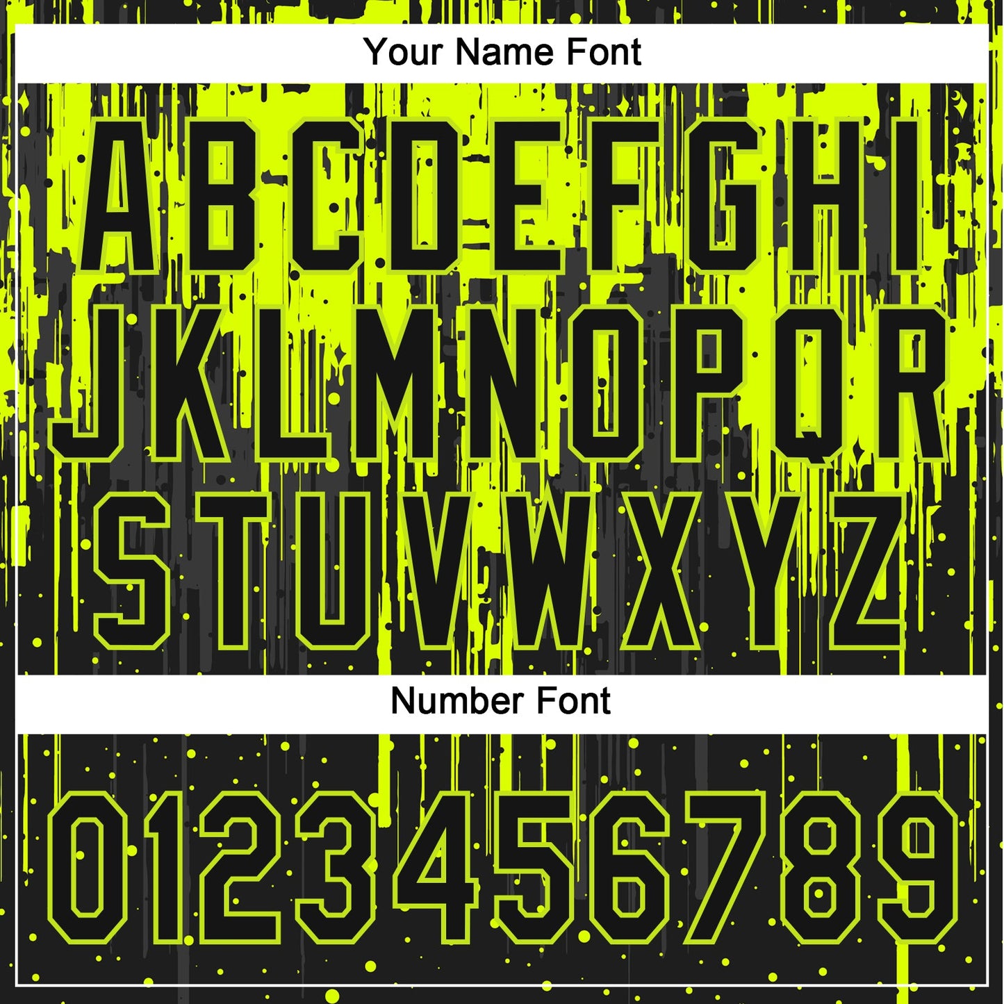 Custom Black Black-Neon Green 3D Pattern Two-Button Unisex Softball Jersey view 5