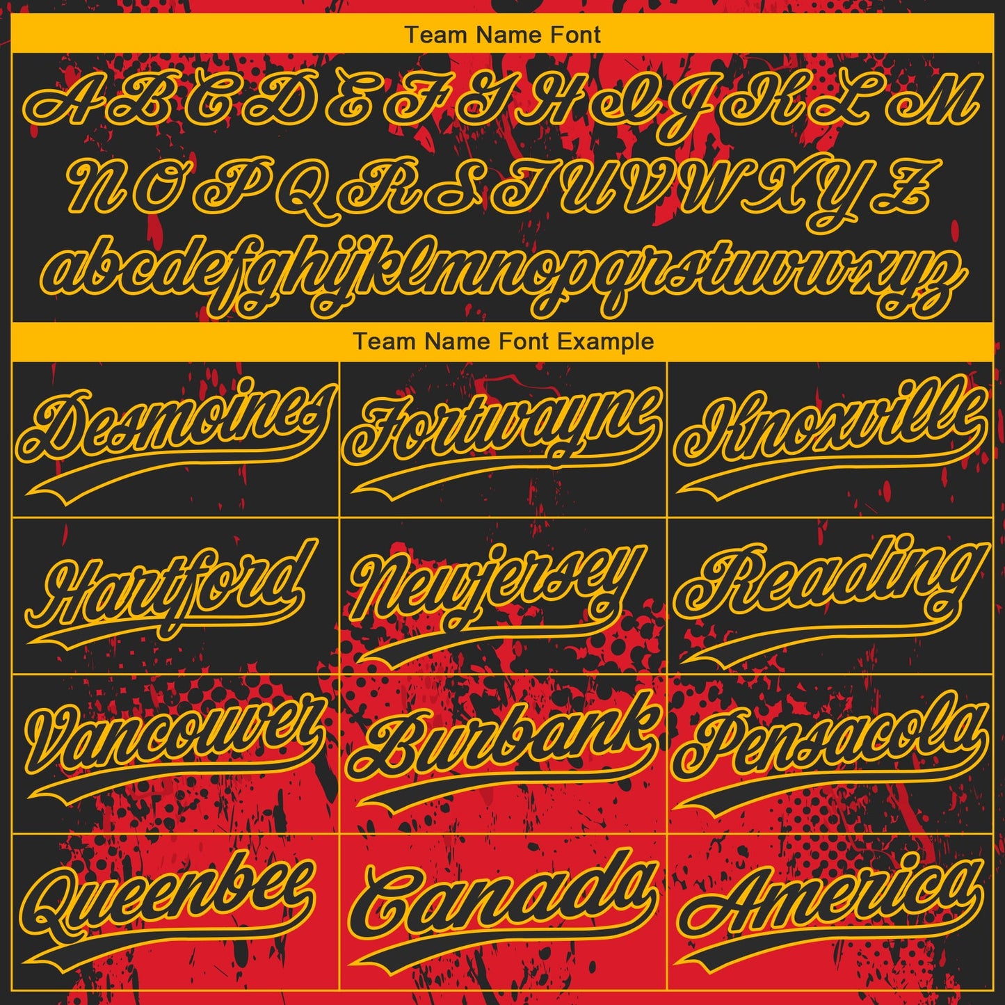 Custom Red Black-Gold 3D Pattern Two-Button Unisex Softball Jersey view 4