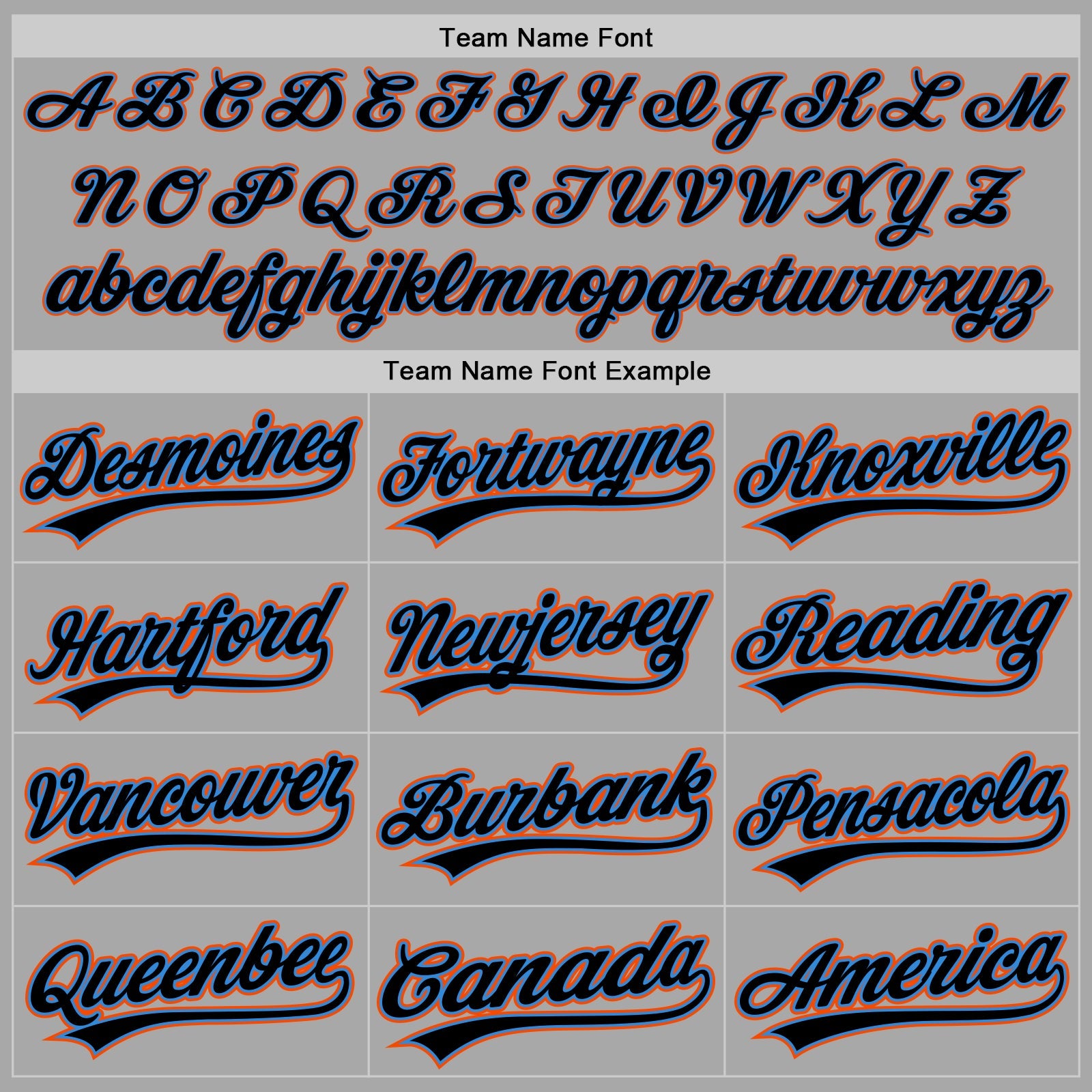 Custom Gray Black Powder Blue-Orange Two-Button Unisex Softball Jersey view 4