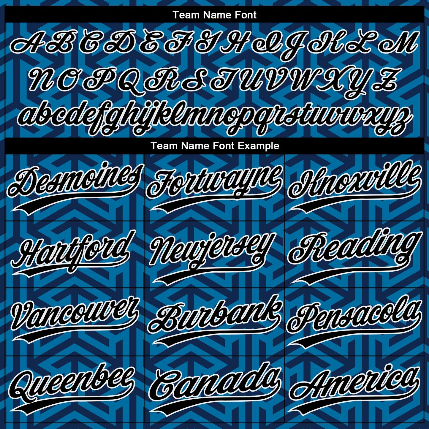 Custom Blue Black-White 3D Pattern Two-Button Unisex Softball Jersey view 4