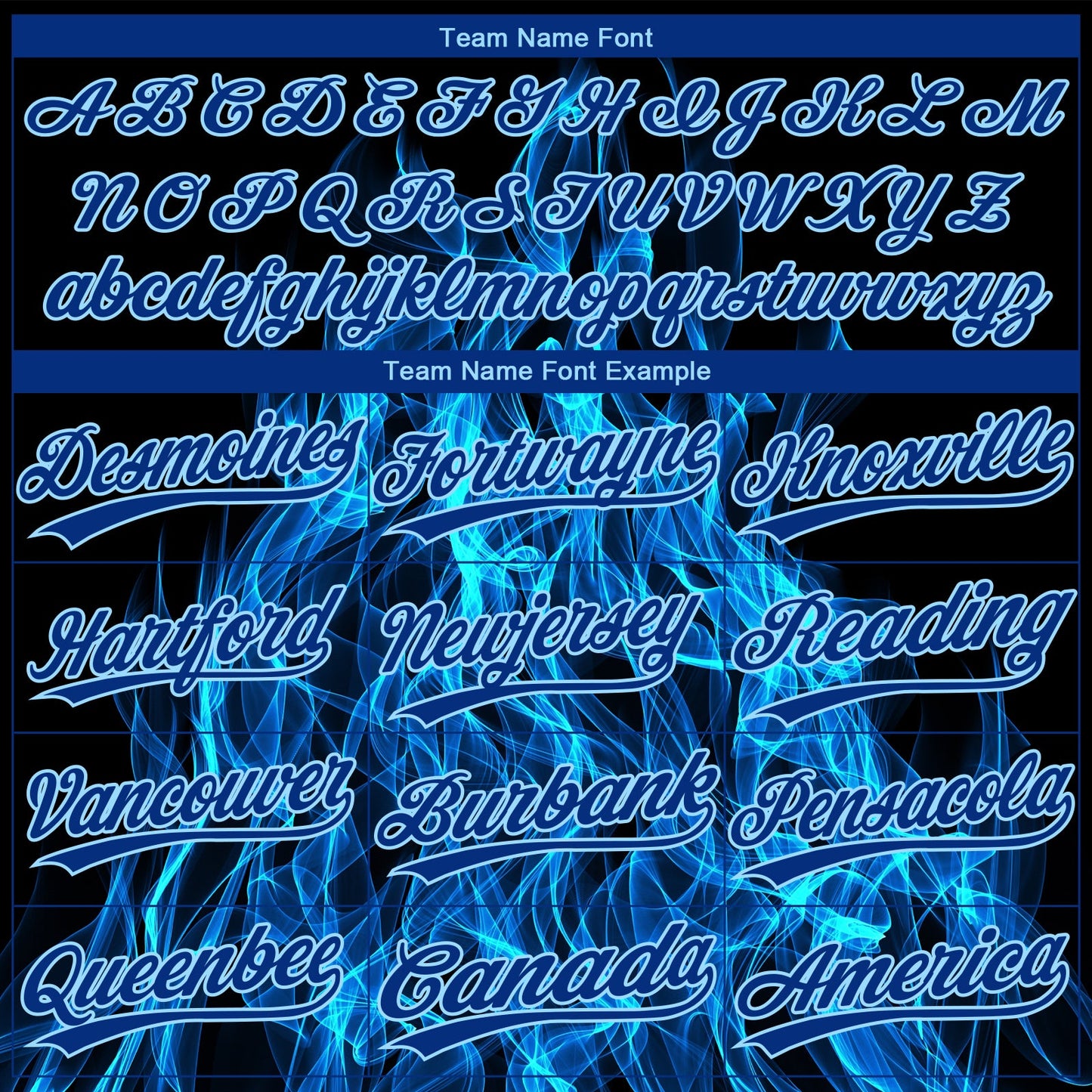Custom Black Royal-Light Blue 3D Pattern Flame Two-Button Unisex Softball Jersey view 4