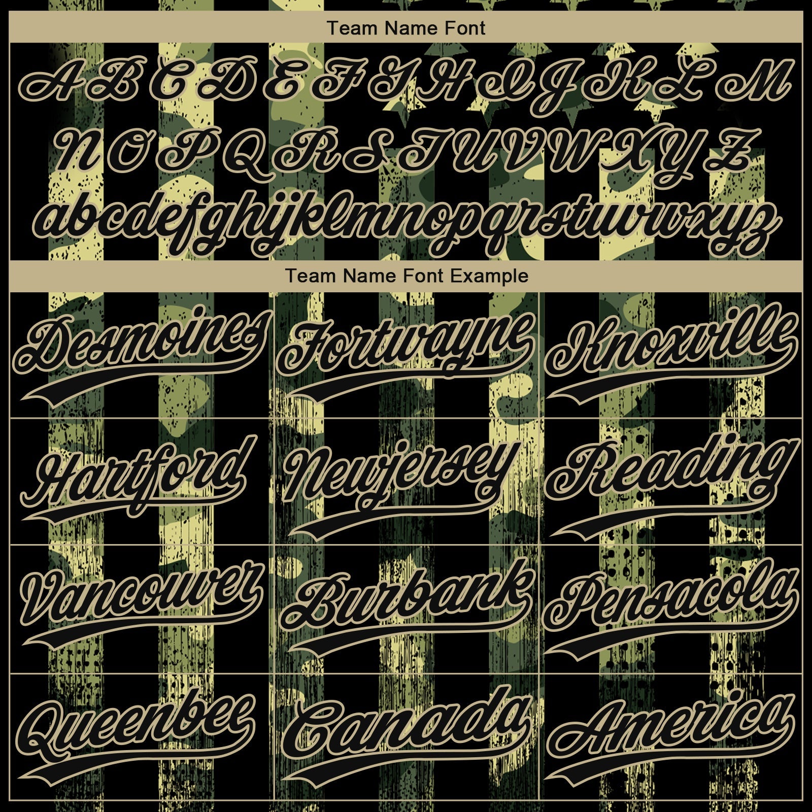 Custom Camo Black-Old Gold 3D American Flag Salute To Service Two-Button Unisex Softball Jersey view 4