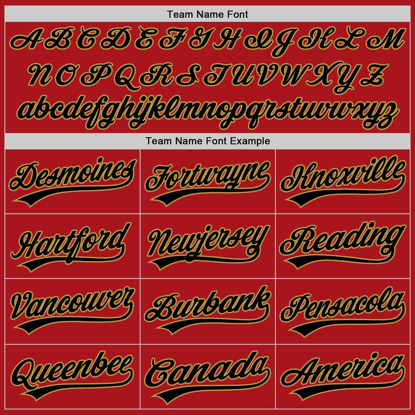 Custom Red Black-Old Gold Two-Button Unisex Softball Jersey view 4