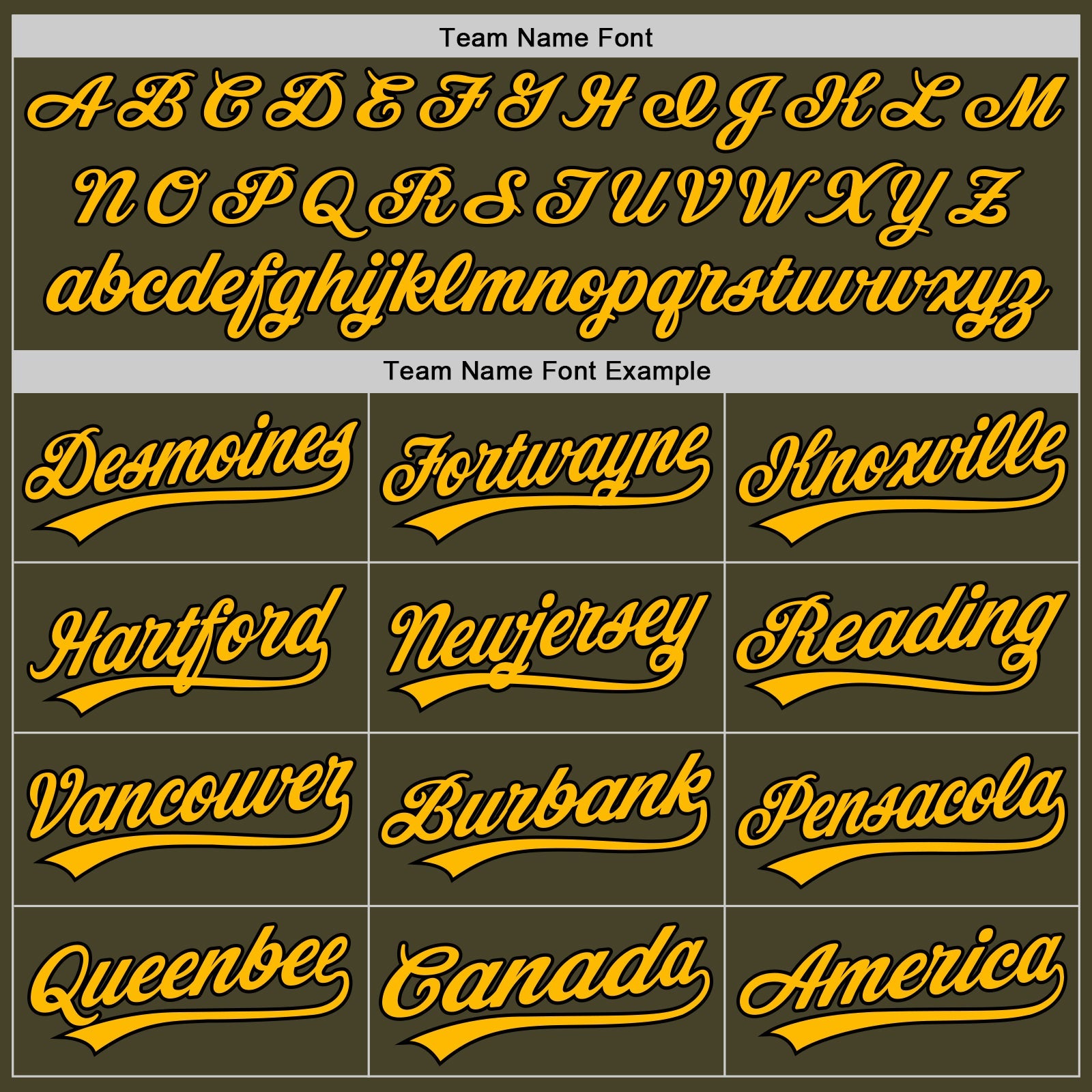 Custom Olive Gold-Black Salute To Service Two-Button Unisex Softball Jersey view 4