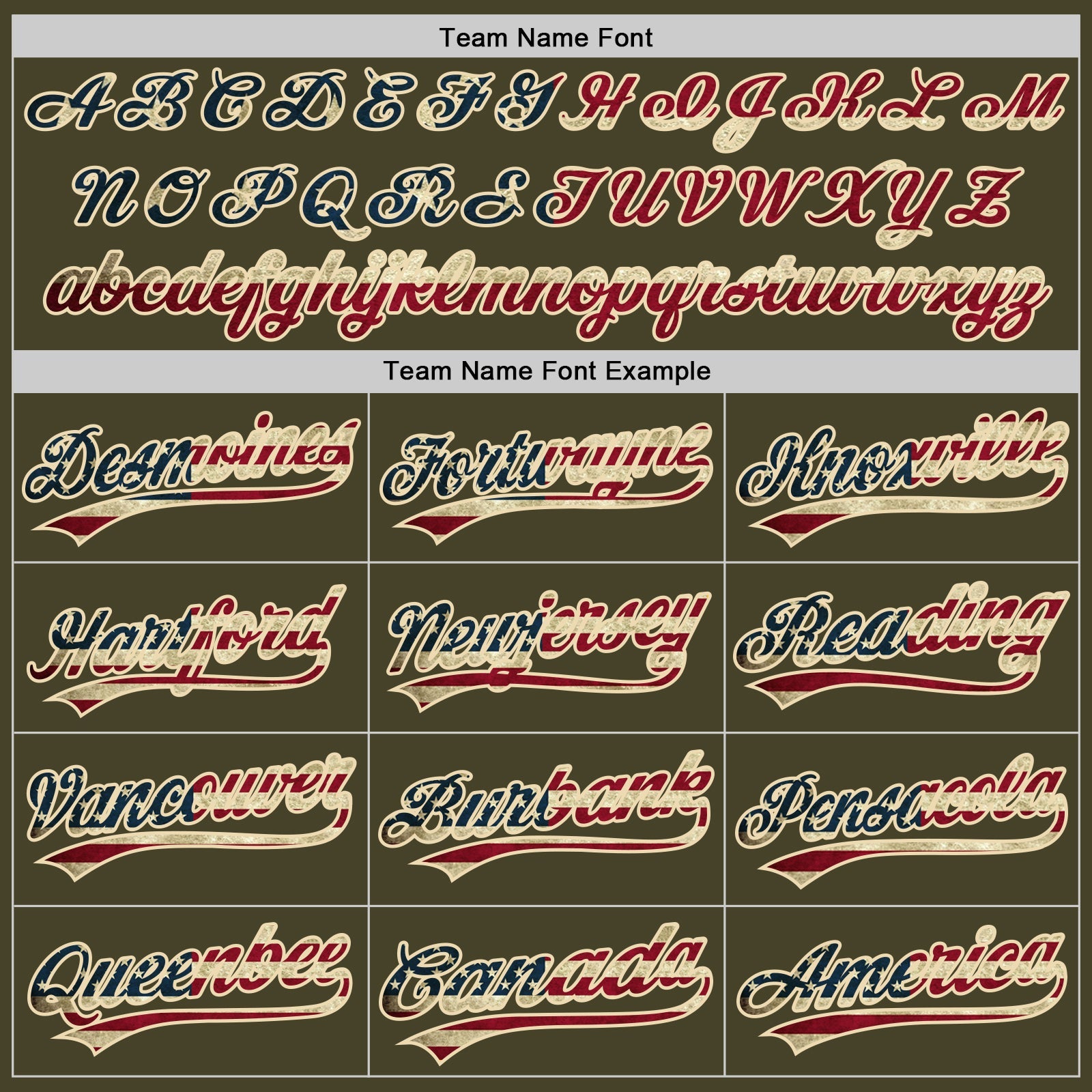 Custom Olive Vintage USA Flag-City Cream Salute To Service Two-Button Unisex Softball Jersey view 5