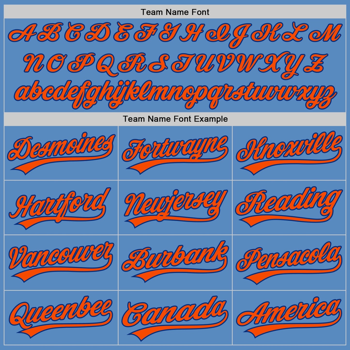 Custom Powder Blue Orange-Royal Two-Button Unisex Softball Jersey view 4