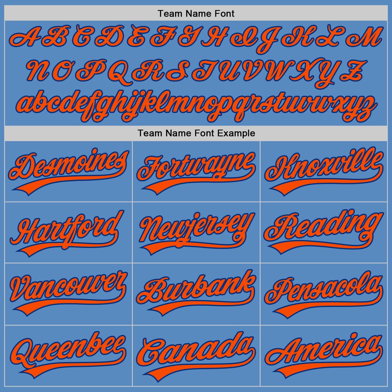Custom Powder Blue Orange-Royal Two-Button Unisex Softball Jersey view 4
