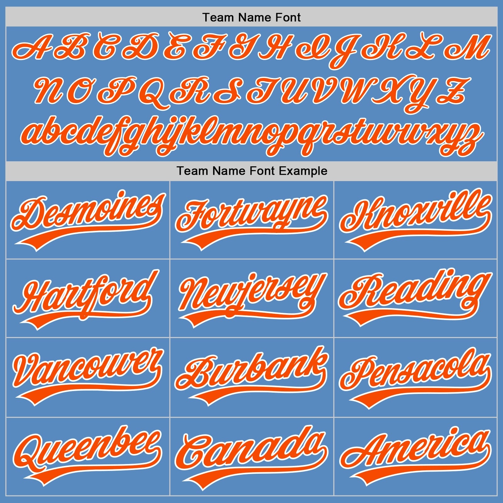 Custom Powder Blue Orange-White Two-Button Unisex Softball Jersey view 4