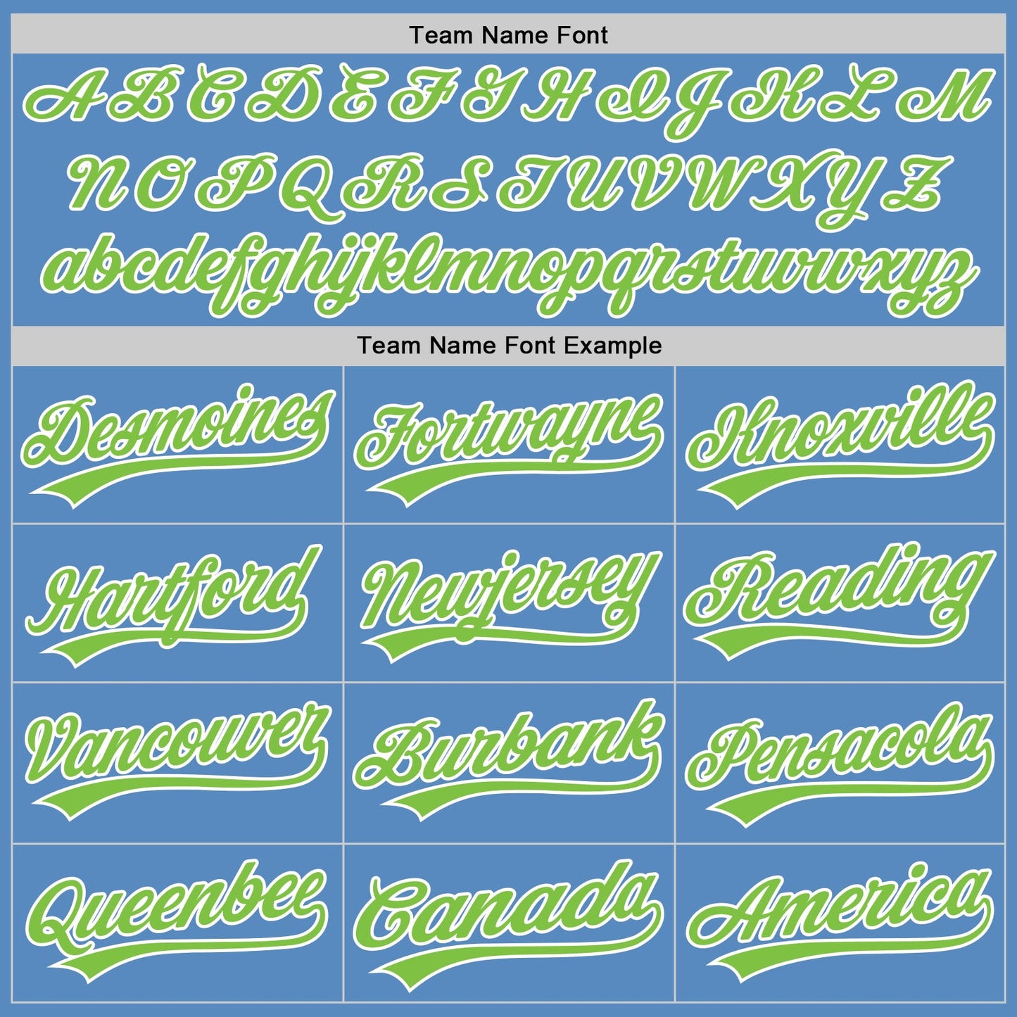 Custom Powder Blue Neon Green-White Two-Button Unisex Softball Jersey view 4