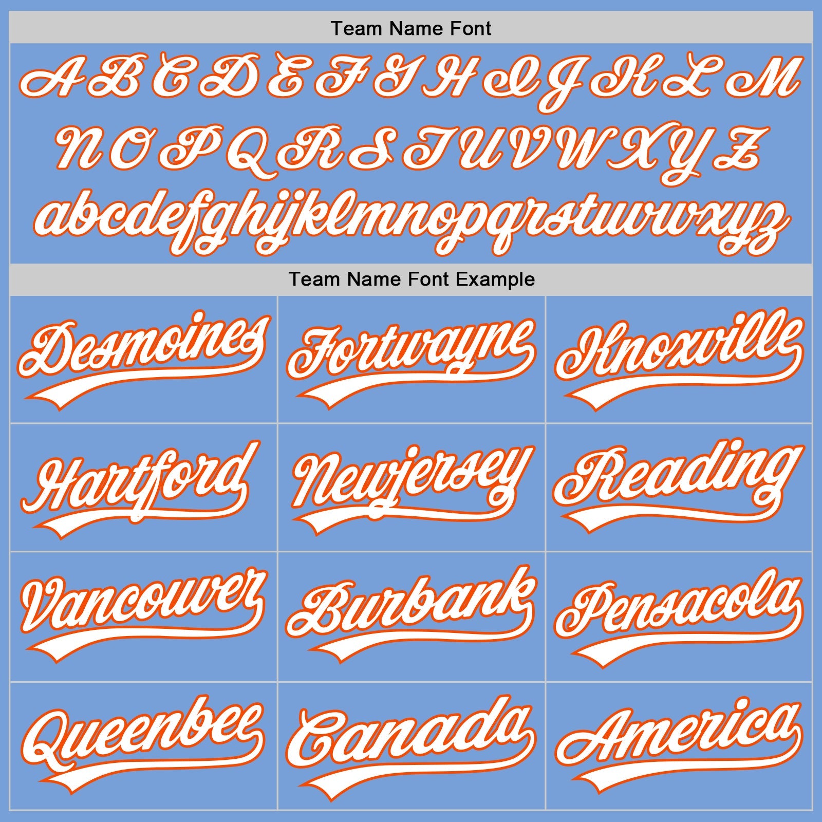 Custom Light Blue White-Orange Two-Button Unisex Softball Jersey view 4
