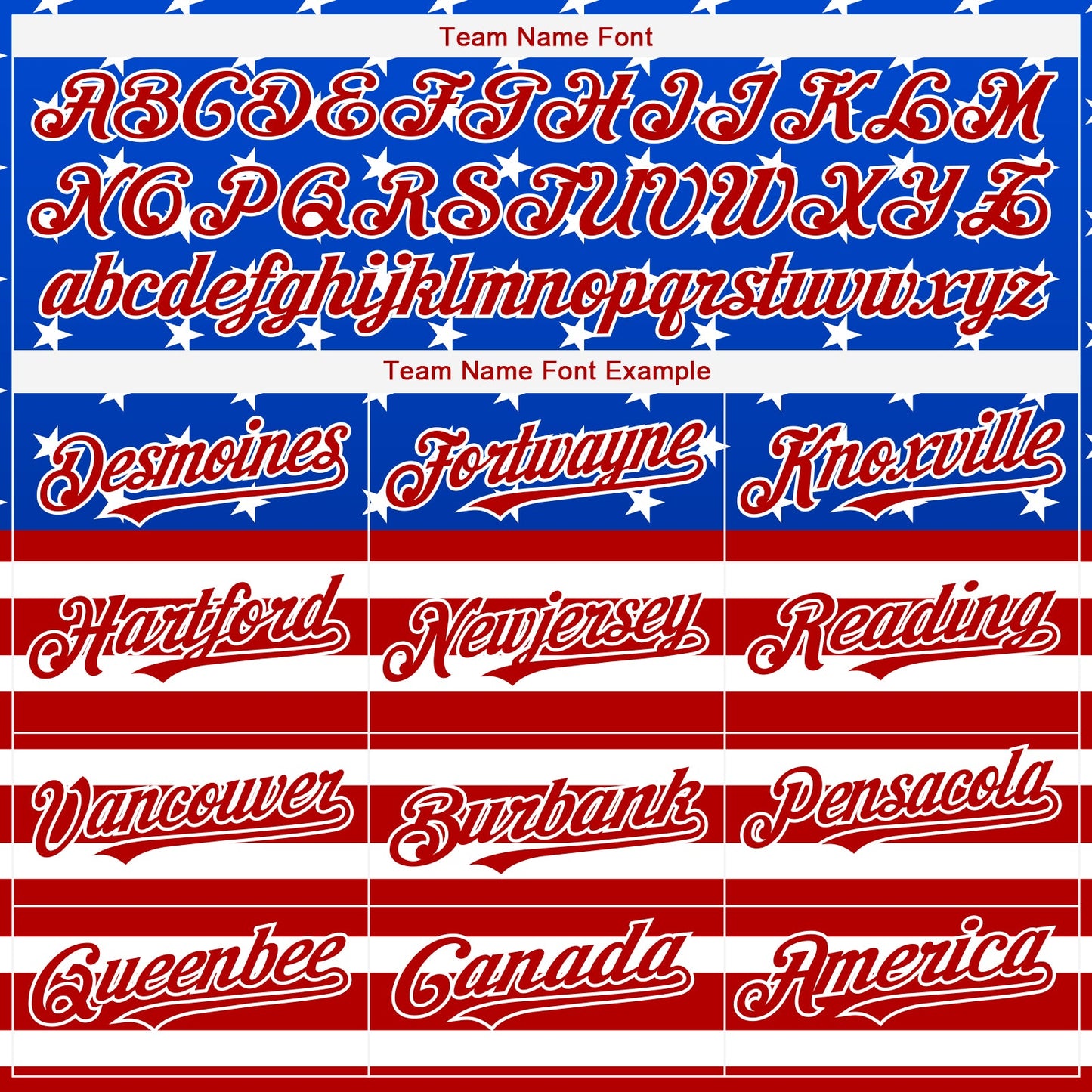 Custom Royal Red-White 3D American Flag Fashion Two-Button Unisex Softball Jersey view 4