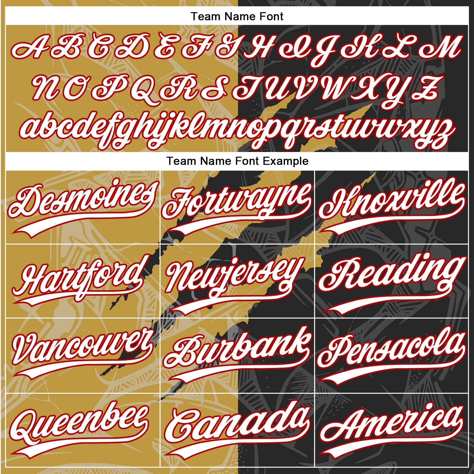 Custom Graffiti Pattern Black Old Gold-Red 3D Two-Button Unisex Softball Jersey view 4