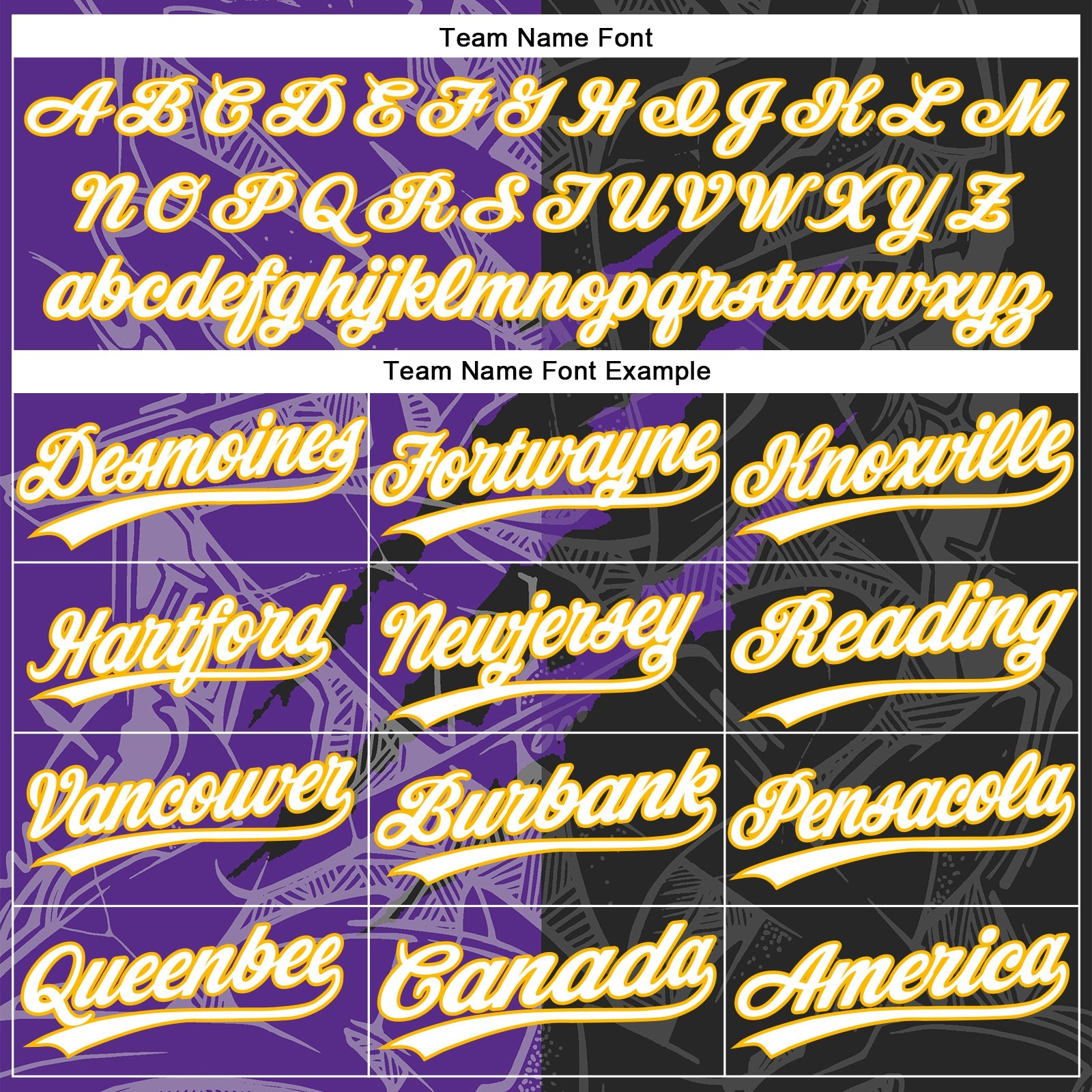 Custom Graffiti Pattern Black Purple-Gold 3D Two-Button Unisex Softball Jersey view 4