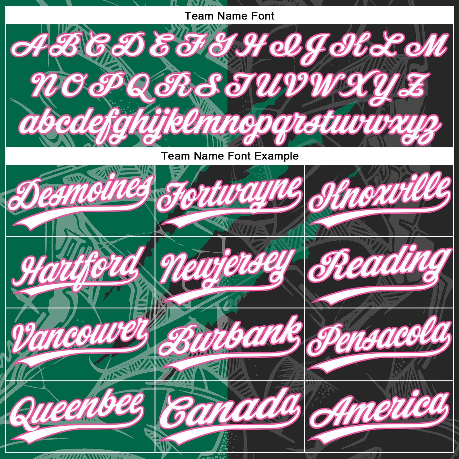 Custom Graffiti Pattern Black Kelly Green-Pink 3D Two-Button Unisex Softball Jersey view 4