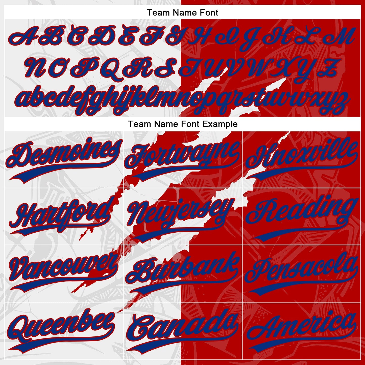 Custom Graffiti Pattern Royal-Red 3D Two-Button Unisex Softball Jersey view 4