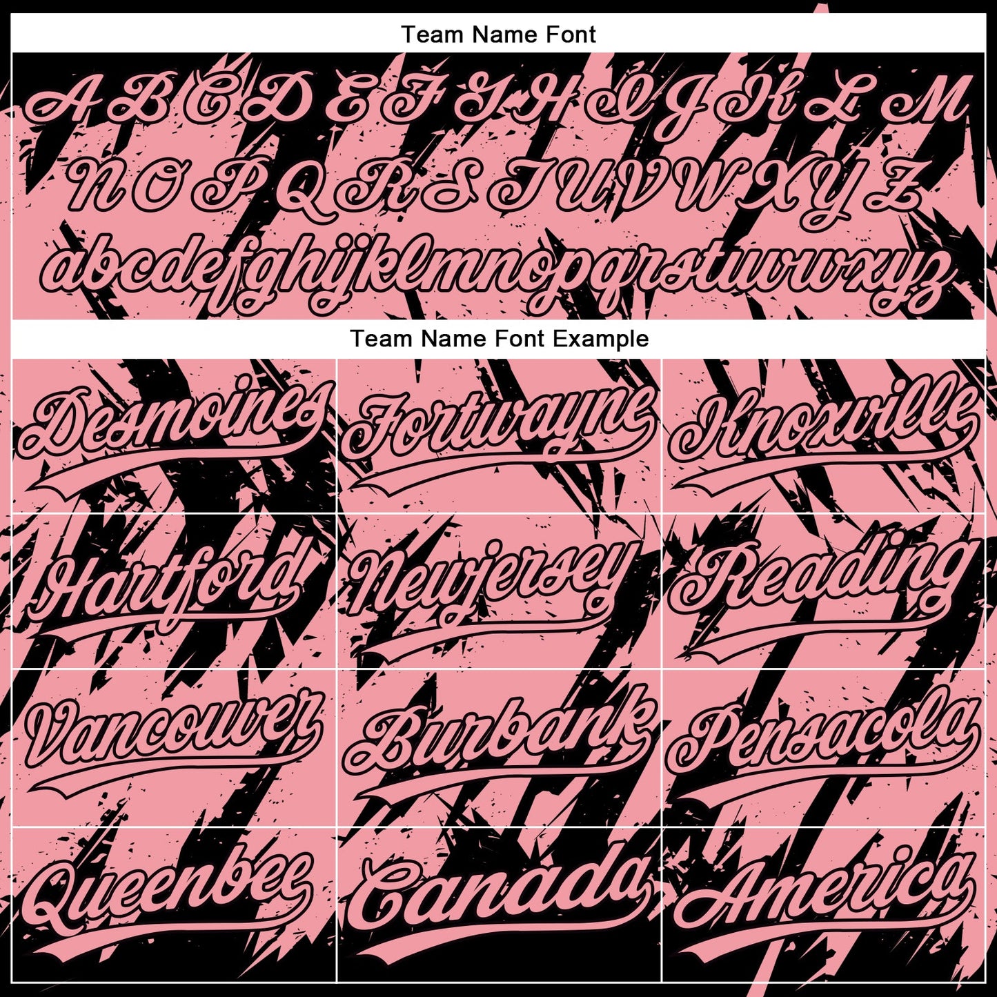 Custom Black Medium Pink 3D Pattern Abstract Sharp Shape Two-Button Unisex Softball Jersey view 4