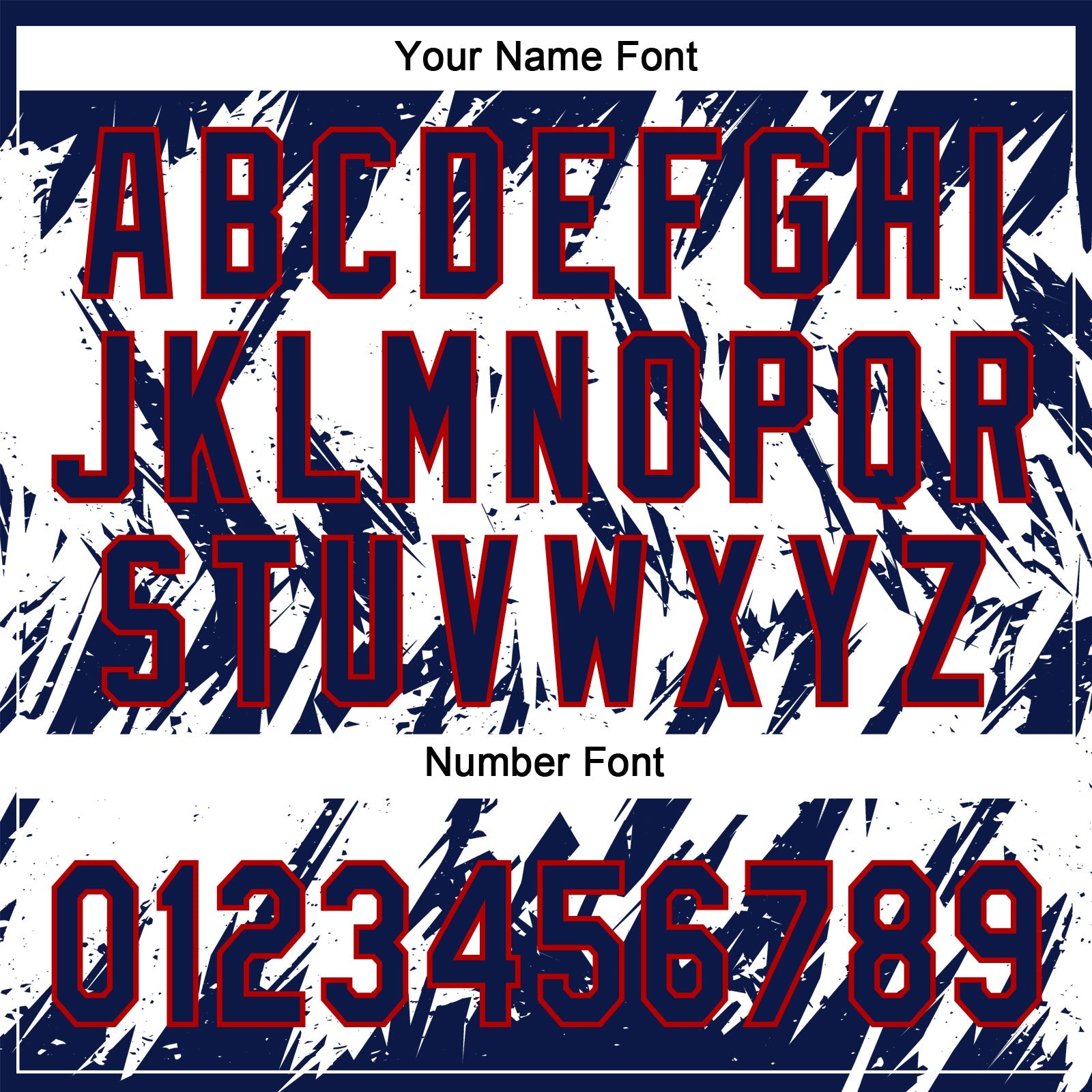 Custom Navy Red-White 3D Pattern Abstract Sharp Shape Two-Button Unisex Softball Jersey view 5