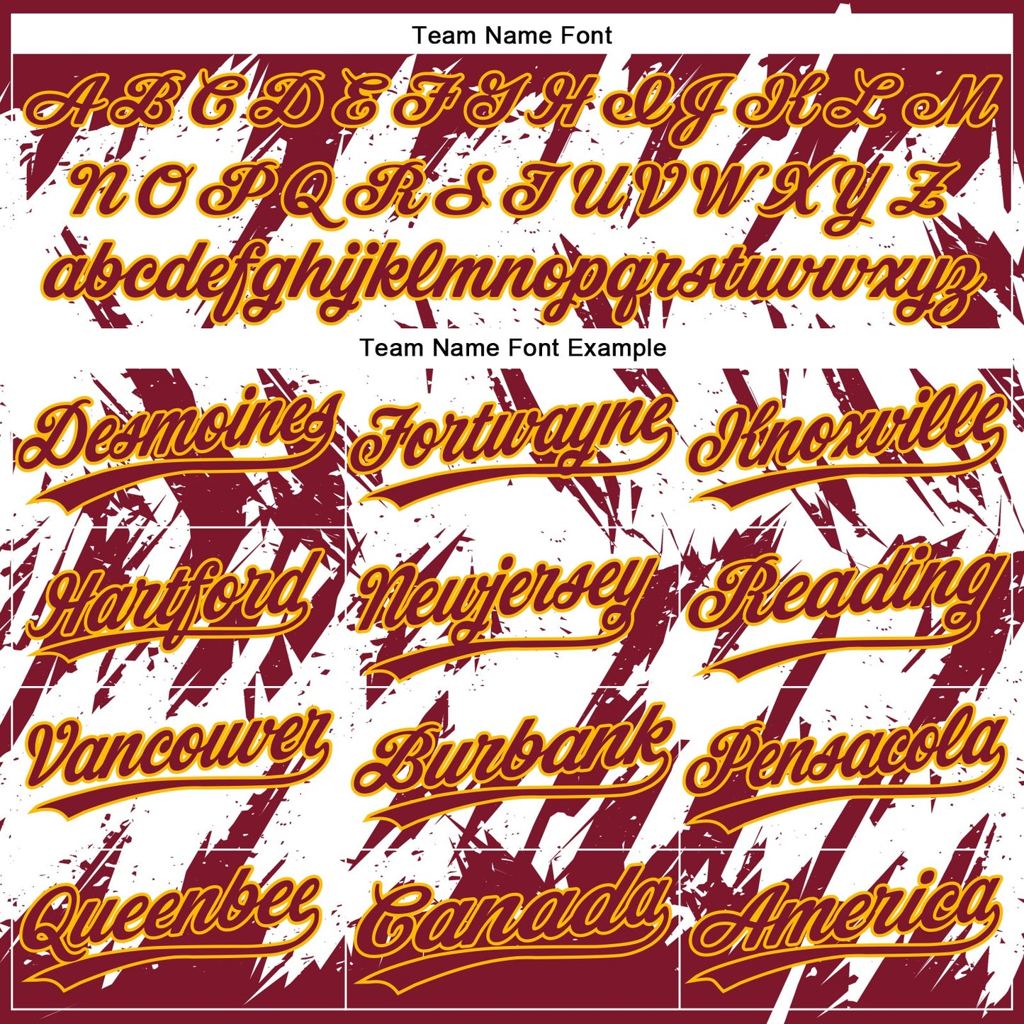 Custom Crimson Gold-White 3D Pattern Abstract Sharp Shape Two-Button Unisex Softball Jersey view 4
