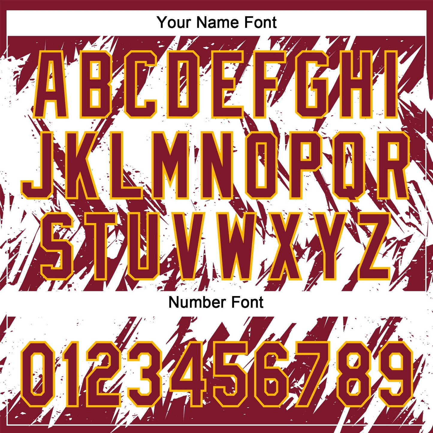 Custom Crimson Gold-White 3D Pattern Abstract Sharp Shape Two-Button Unisex Softball Jersey view 5