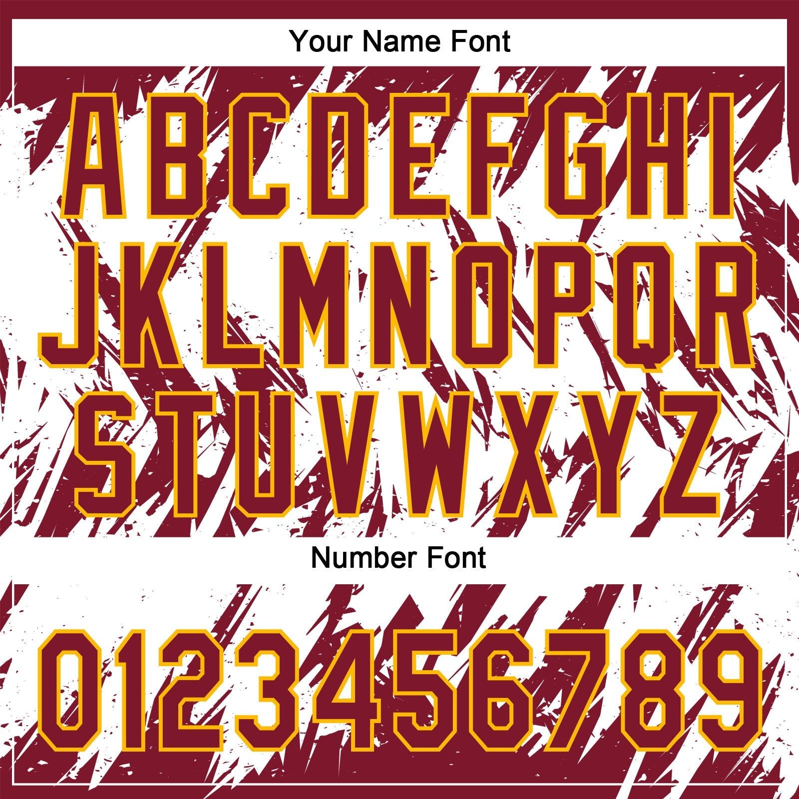 Custom Crimson Gold-White 3D Pattern Abstract Sharp Shape Two-Button Unisex Softball Jersey view 5