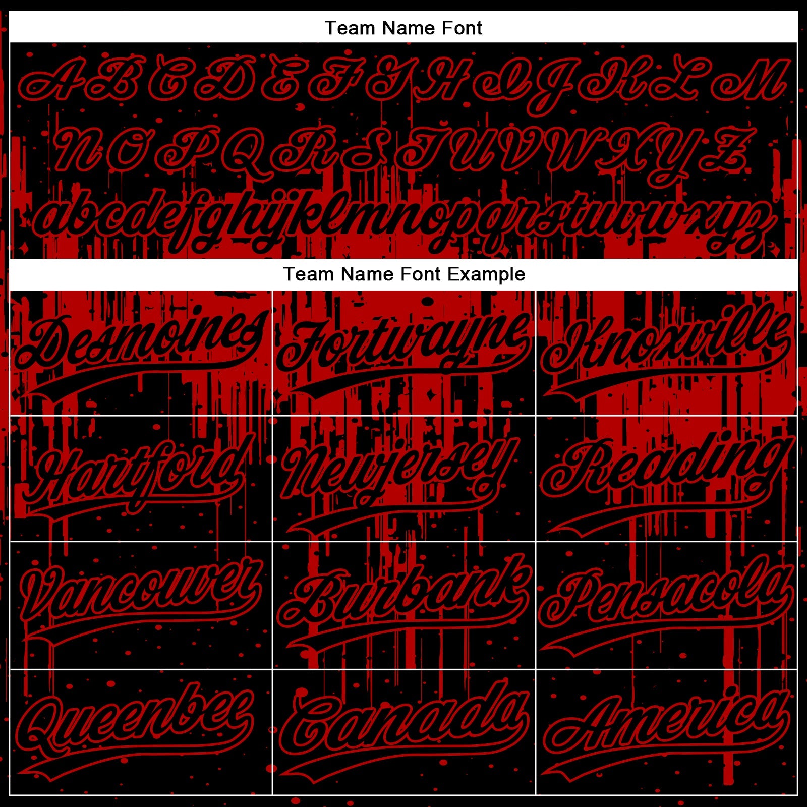 Custom Black Red 3D Pattern Dripping Splatter Art Two-Button Unisex Softball Jersey view 4