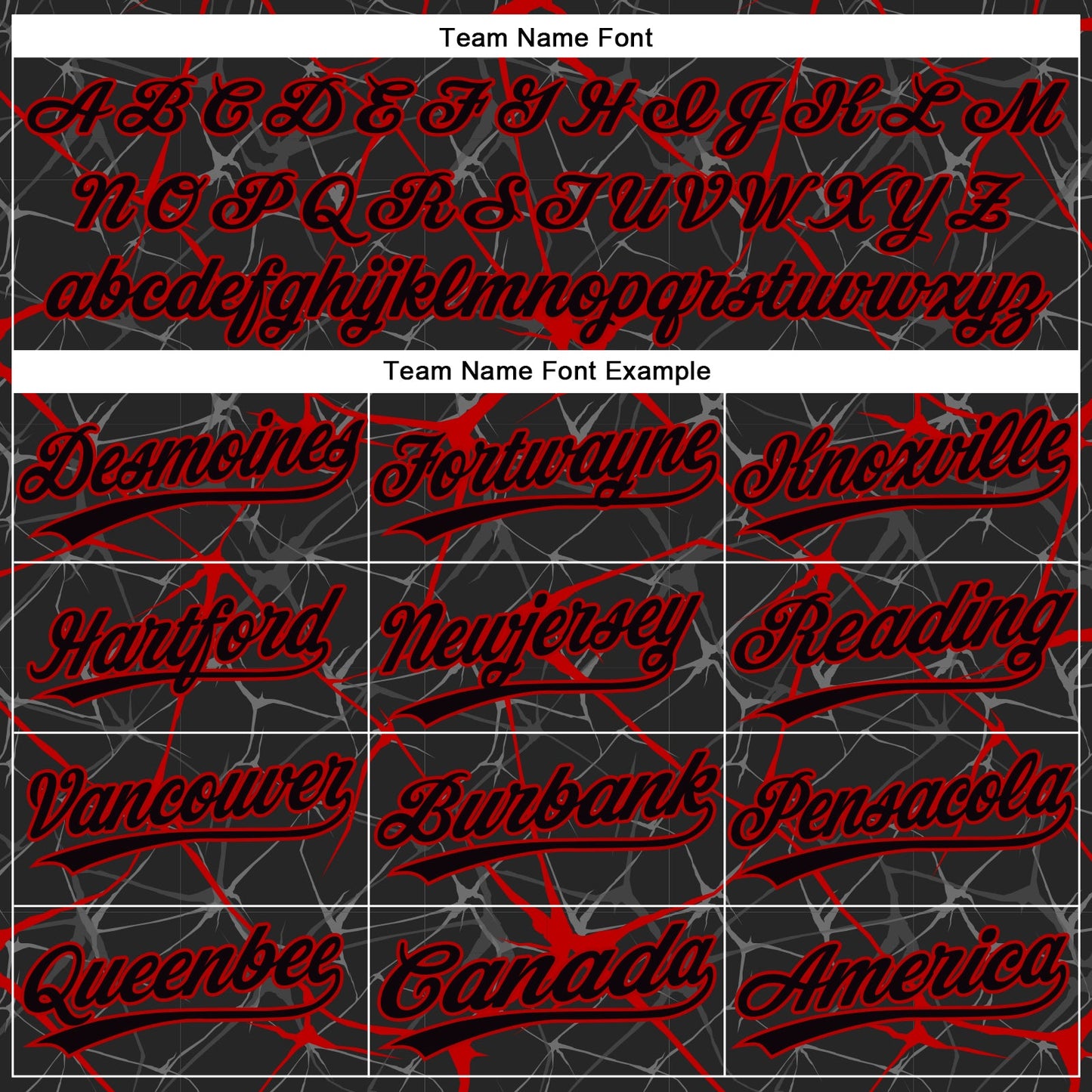 Custom Black Red 3D Pattern Abstract Network Two-Button Unisex Softball Jersey view 4