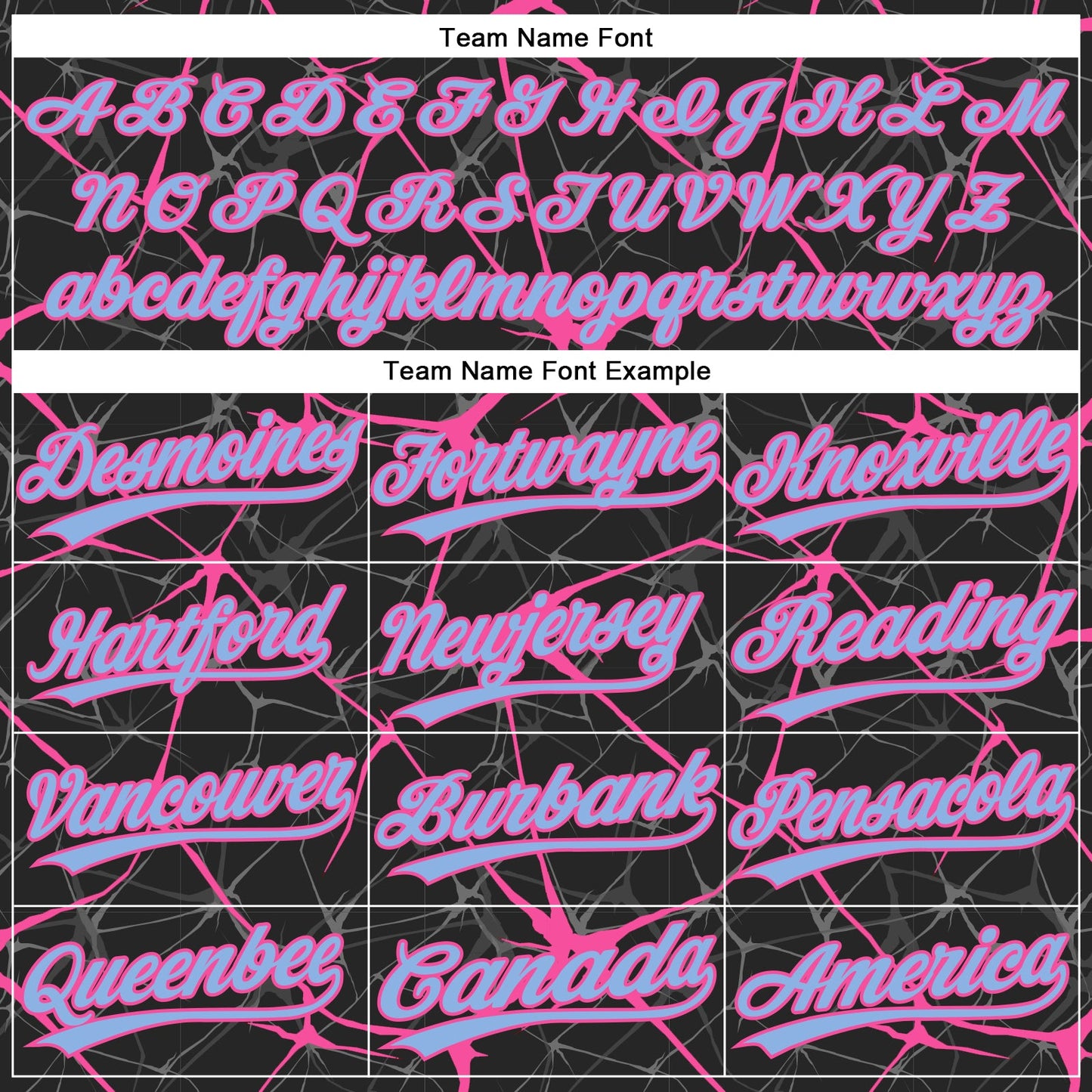 Custom Black Light Blue-Pink 3D Pattern Abstract Network Two-Button Unisex Softball Jersey view 4