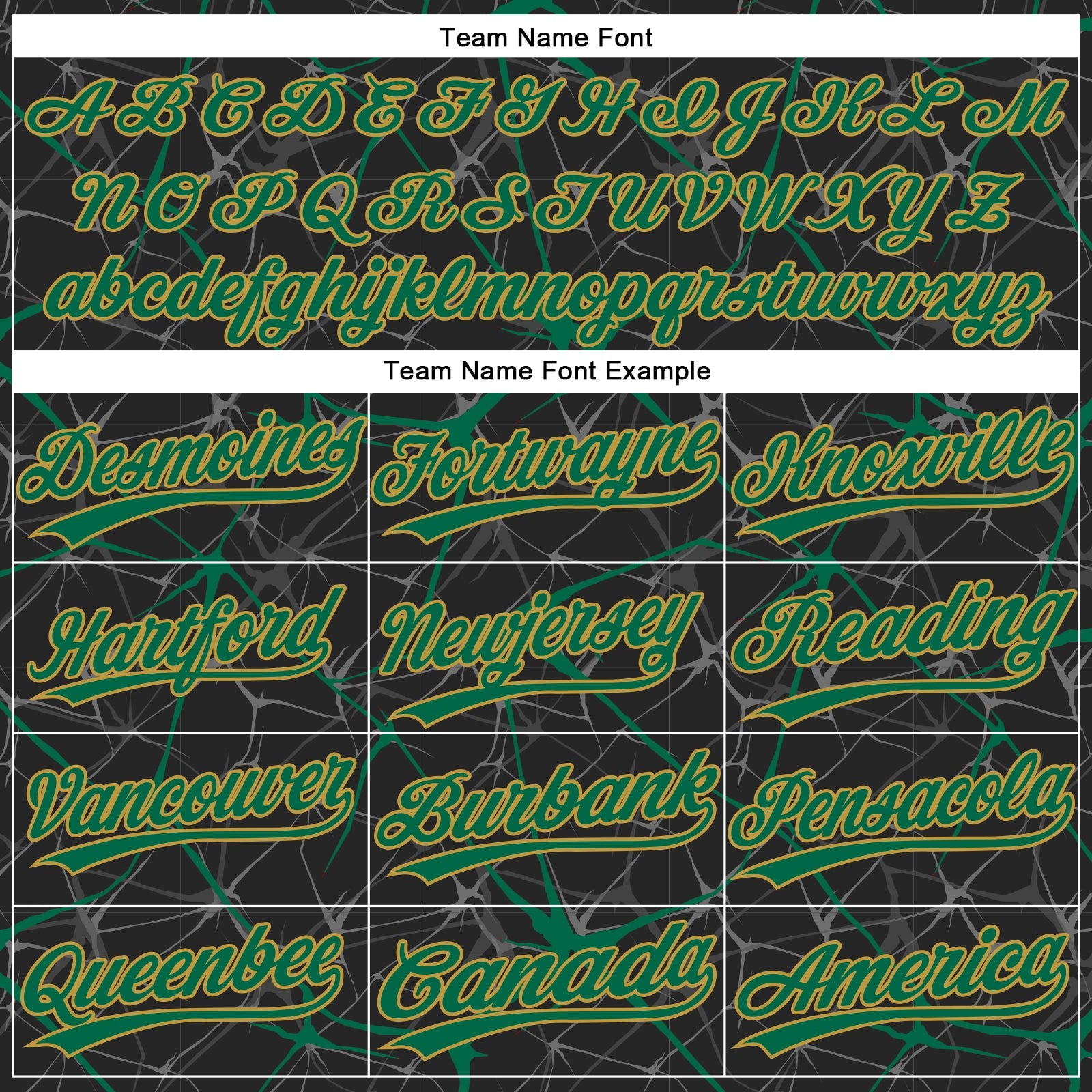 Custom Black Kelly Green-Old Gold 3D Pattern Abstract Network Two-Button Unisex Softball Jersey view 4