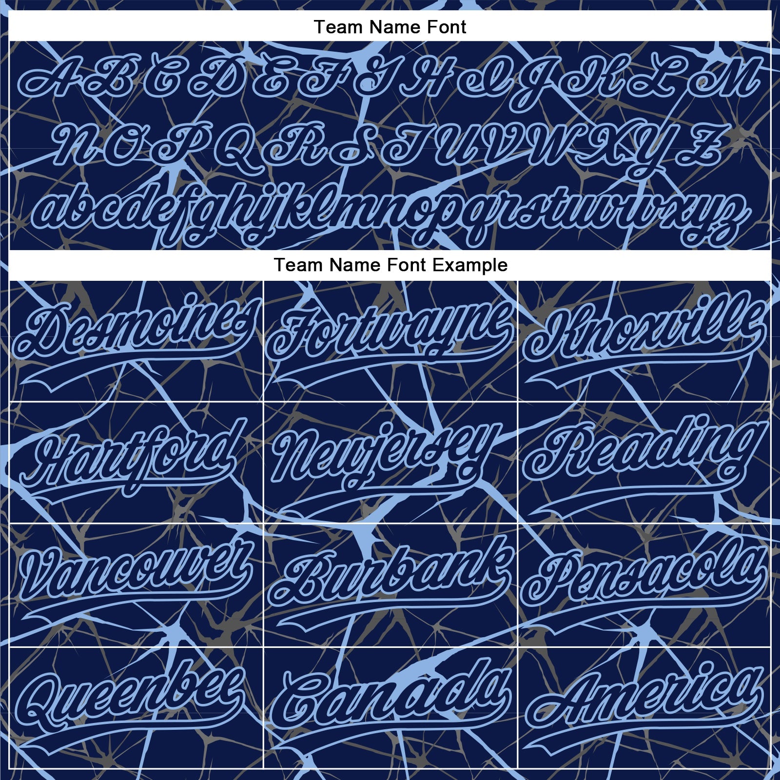 Custom Navy Light Blue 3D Pattern Abstract Network Two-Button Unisex Softball Jersey view 4