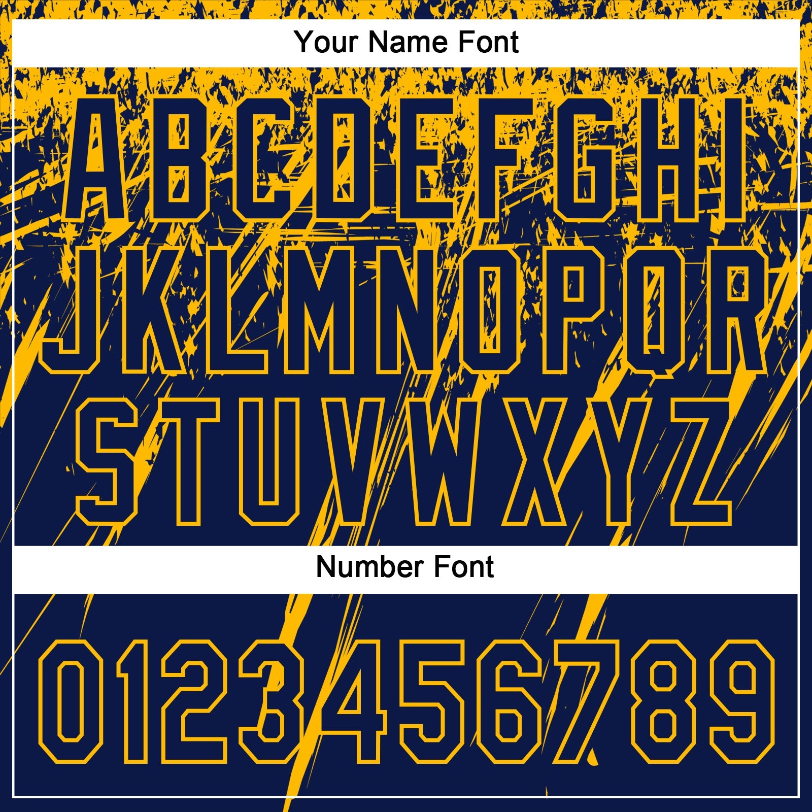 Custom Navy Gold 3D Pattern Abstract Sharp Shape Two-Button Unisex Softball Jersey view 5