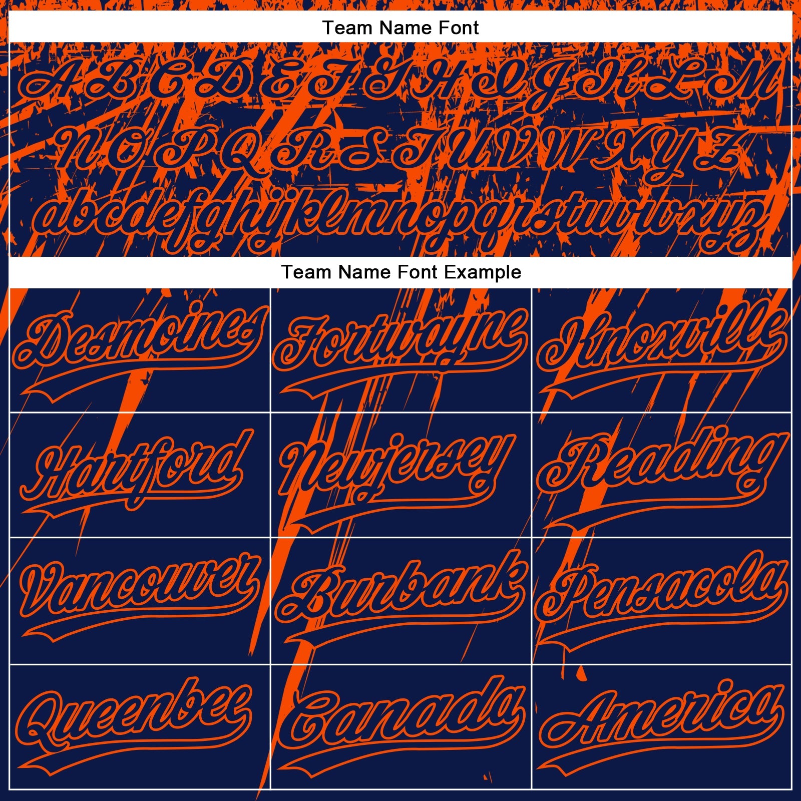 Custom Navy Orange 3D Pattern Abstract Sharp Shape Two-Button Unisex Softball Jersey view 4