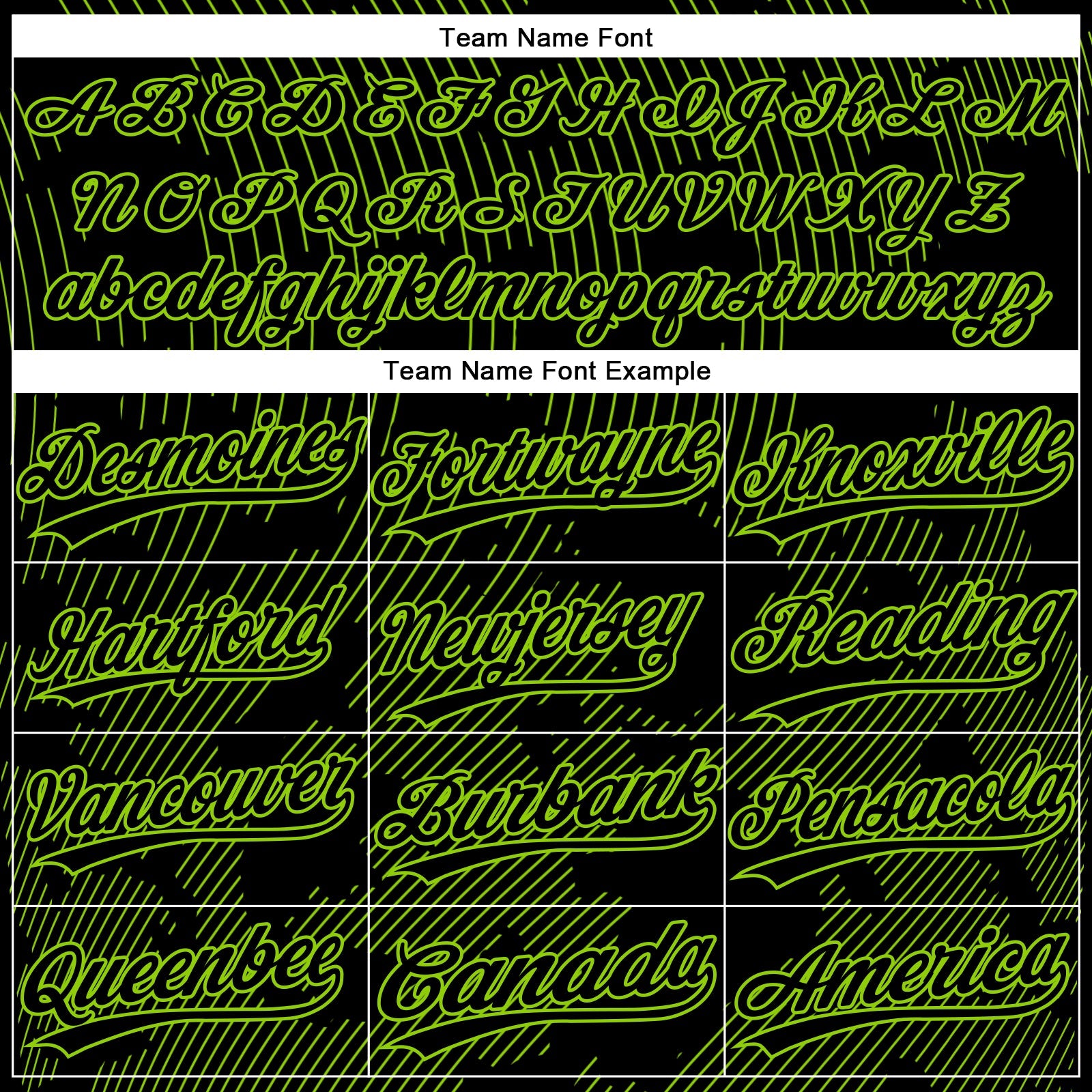 Custom Black Neon Green 3D Pattern Curve Lines Two-Button Unisex Softball Jersey view 4