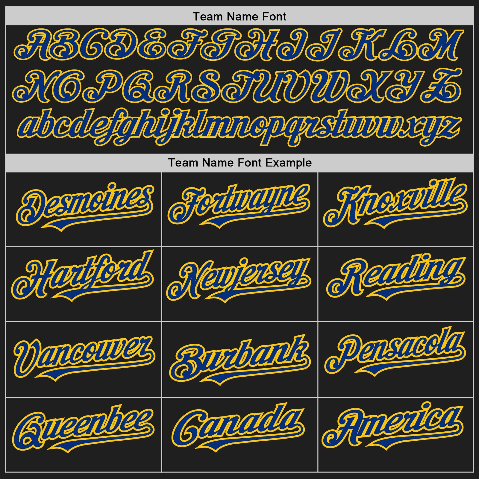 Custom Black Royal Pinstripe Yellow Two-Button Unisex Softball Jersey view 4