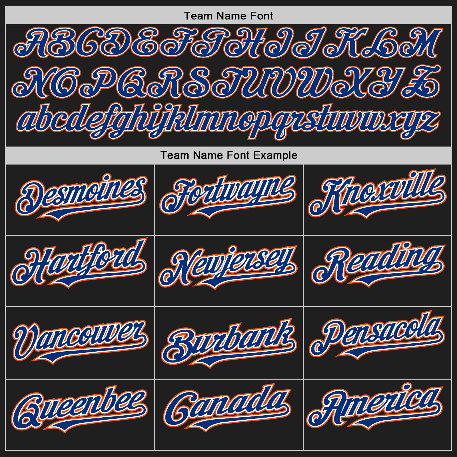 Custom Black Orange Pinstripe Royal-White Two-Button Unisex Softball Jersey view 4