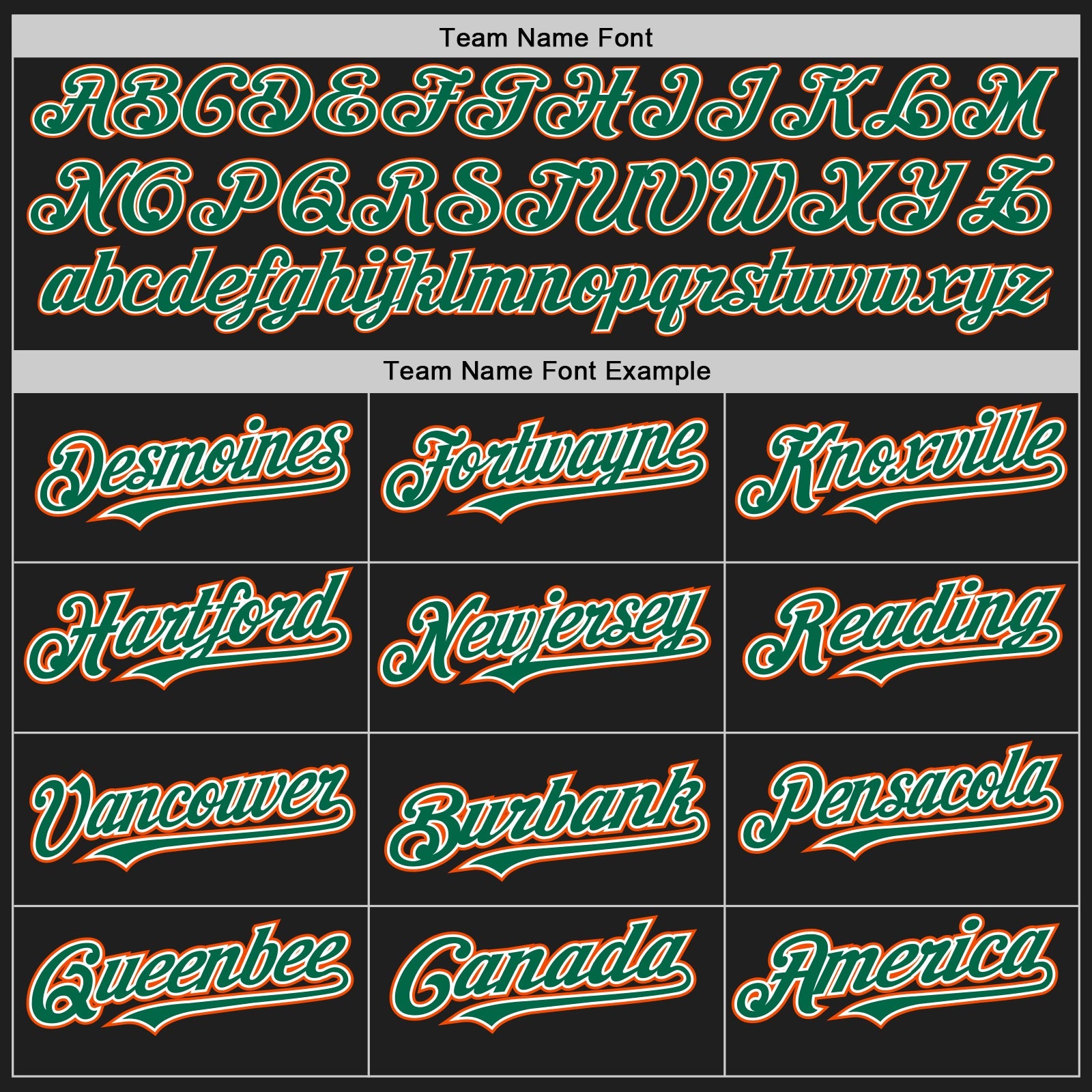 Custom Black Orange Pinstripe Kelly Green-White Two-Button Unisex Softball Jersey view 4