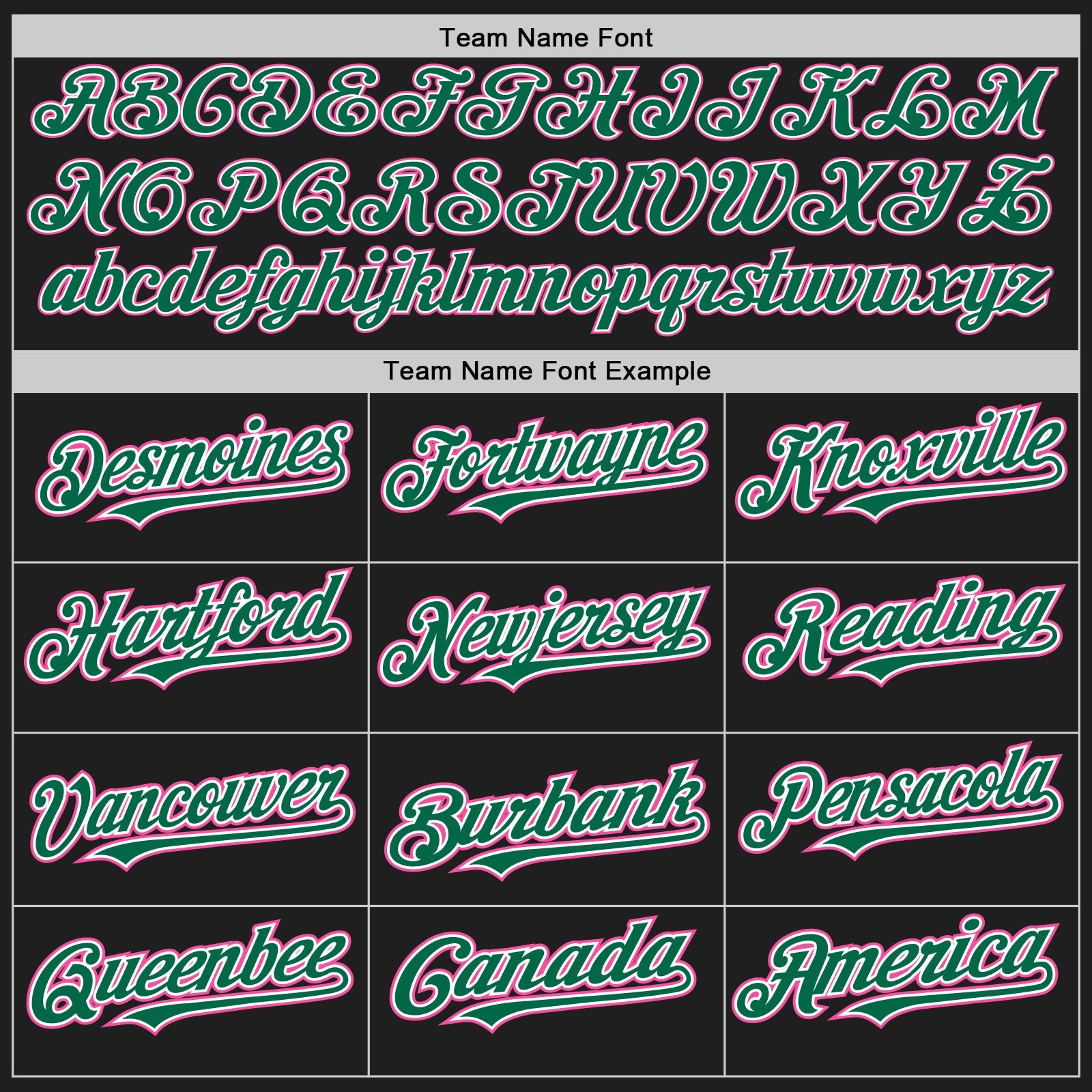 Custom Black Pink Pinstripe Kelly Green-White Two-Button Unisex Softball Jersey view 4