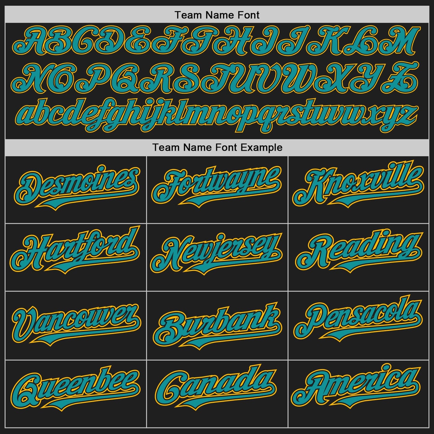 Custom Black Gold Pinstripe Teal Two-Button Unisex Softball Jersey view 4