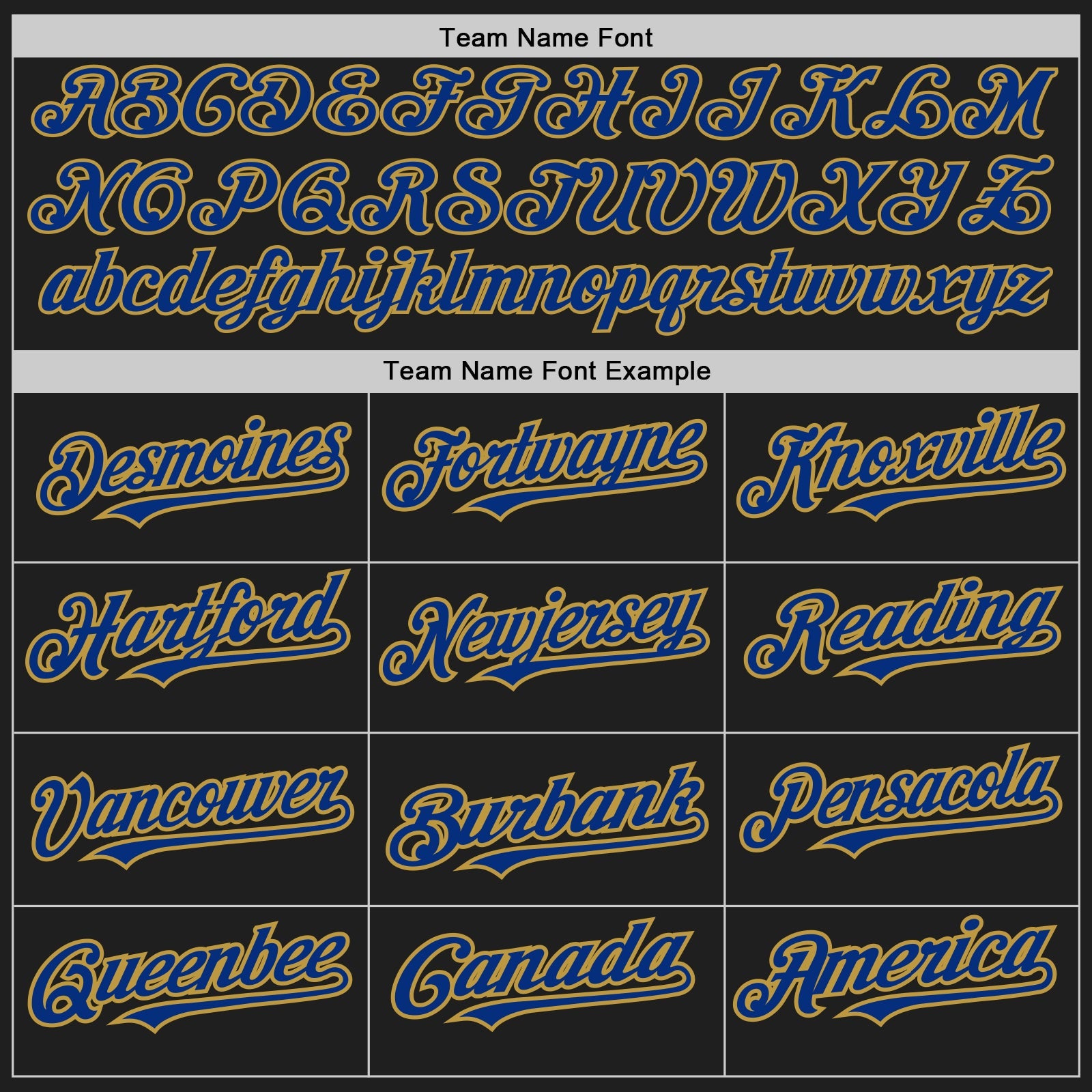 Custom Black Old Gold Pinstripe Royal Two-Button Unisex Softball Jersey view 4