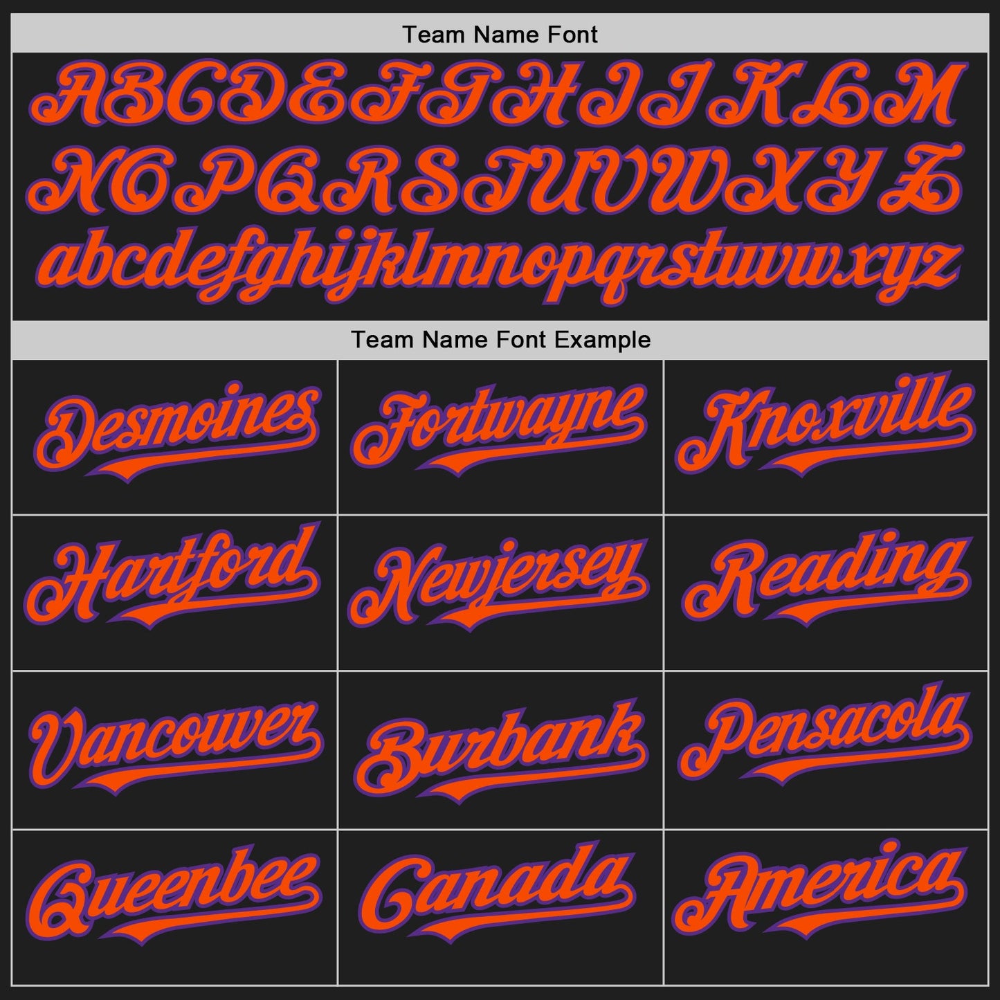 Custom Black Purple Pinstripe Orange Two-Button Unisex Softball Jersey view 4
