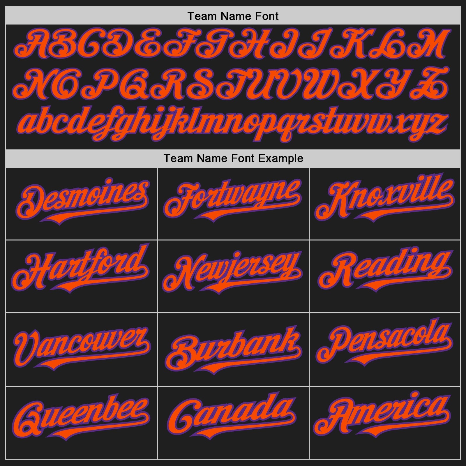 Custom Black Purple Pinstripe Orange Two-Button Unisex Softball Jersey view 4