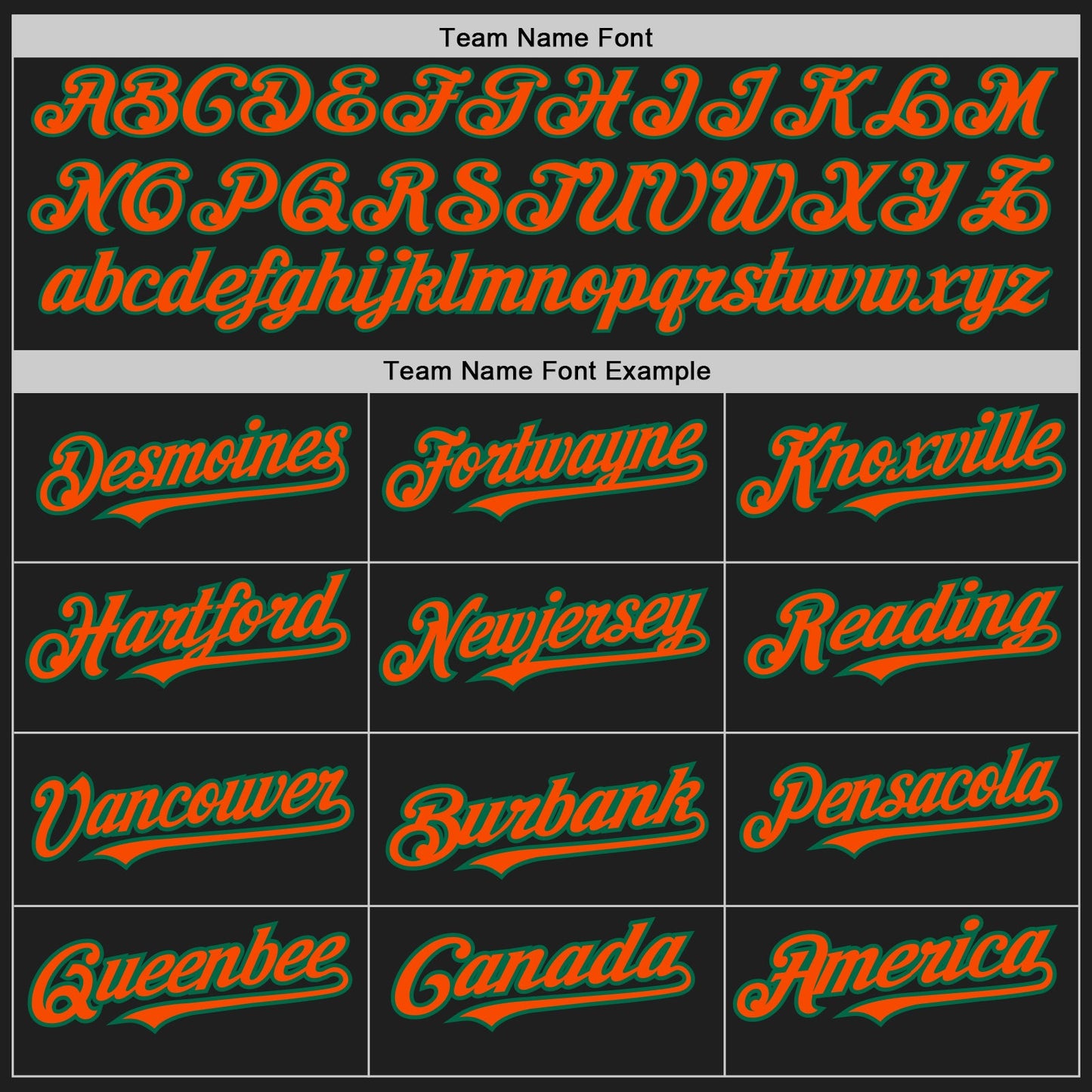Custom Black Kelly Green Pinstripe Orange Two-Button Unisex Softball Jersey view 4