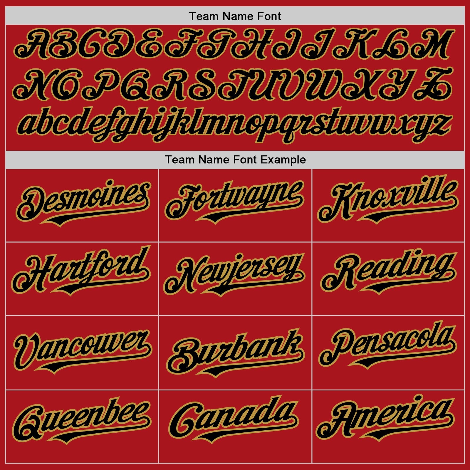 Custom Red Old Gold Pinstripe Black Two-Button Unisex Softball Jersey view 4