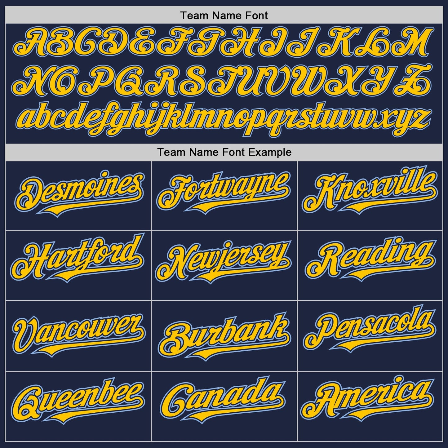 Custom Navy Light Blue Pinstripe Yellow Two-Button Unisex Softball Jersey view 4