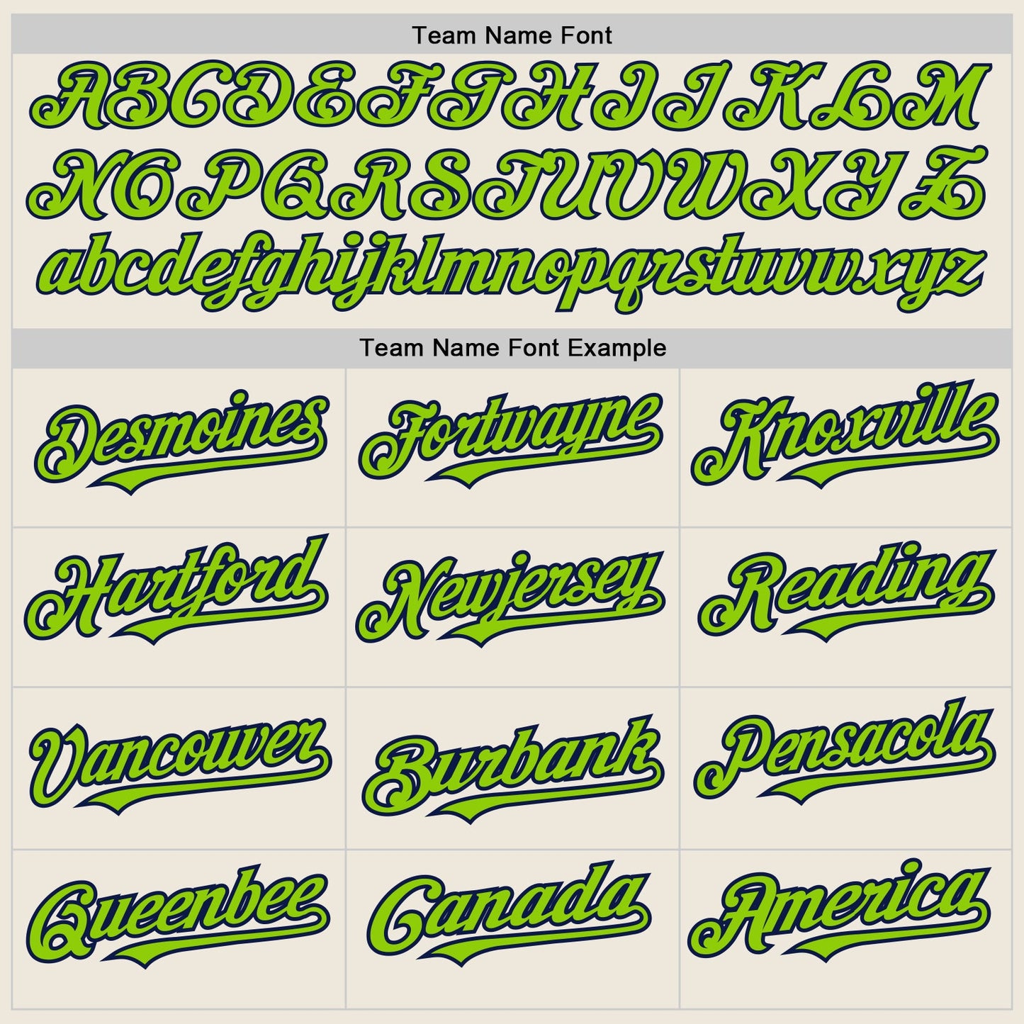 Custom Cream Navy Pinstripe Neon Green Two-Button Unisex Softball Jersey view 4
