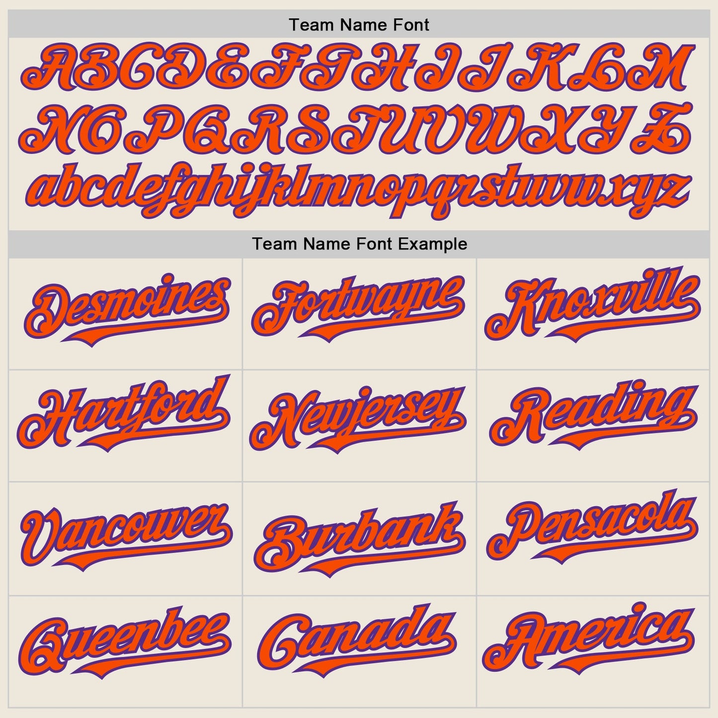 Custom Cream Purple Pinstripe Orange Two-Button Unisex Softball Jersey view 4