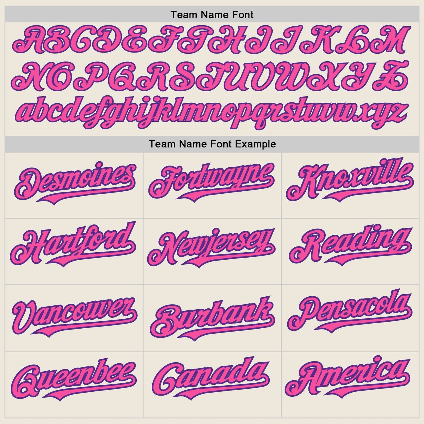 Custom Cream Purple Pinstripe Pink Two-Button Unisex Softball Jersey view 4