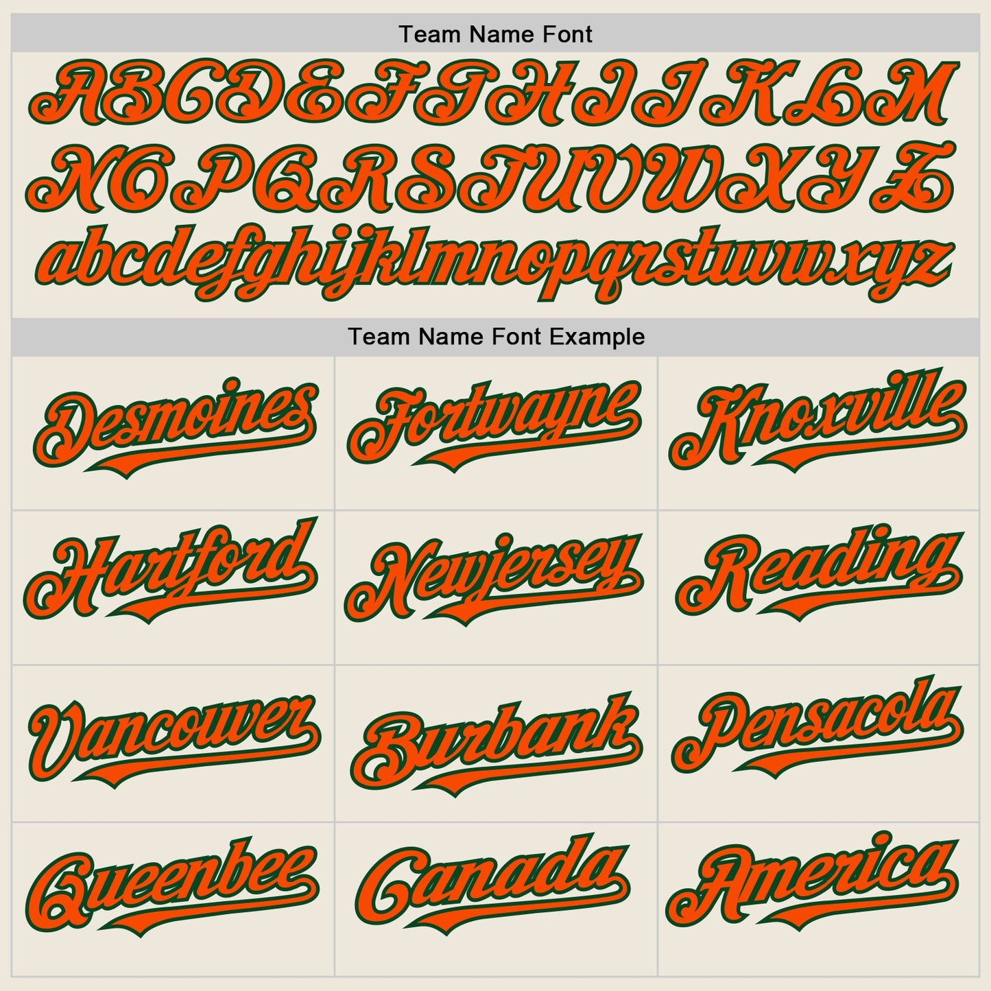 Custom Cream Green Pinstripe Orange Two-Button Unisex Softball Jersey view 4