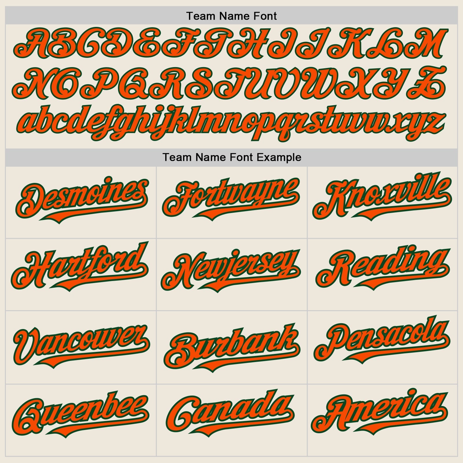 Custom Cream Green Pinstripe Orange Two-Button Unisex Softball Jersey view 4