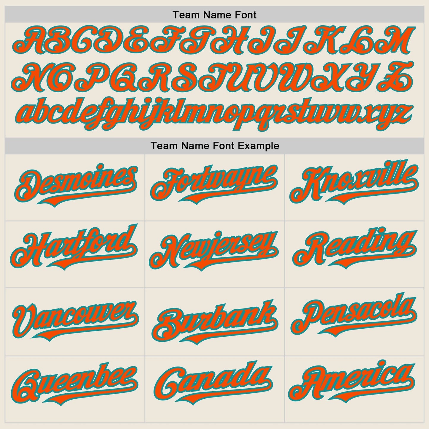 Custom Cream Teal Pinstripe Orange Two-Button Unisex Softball Jersey view 4